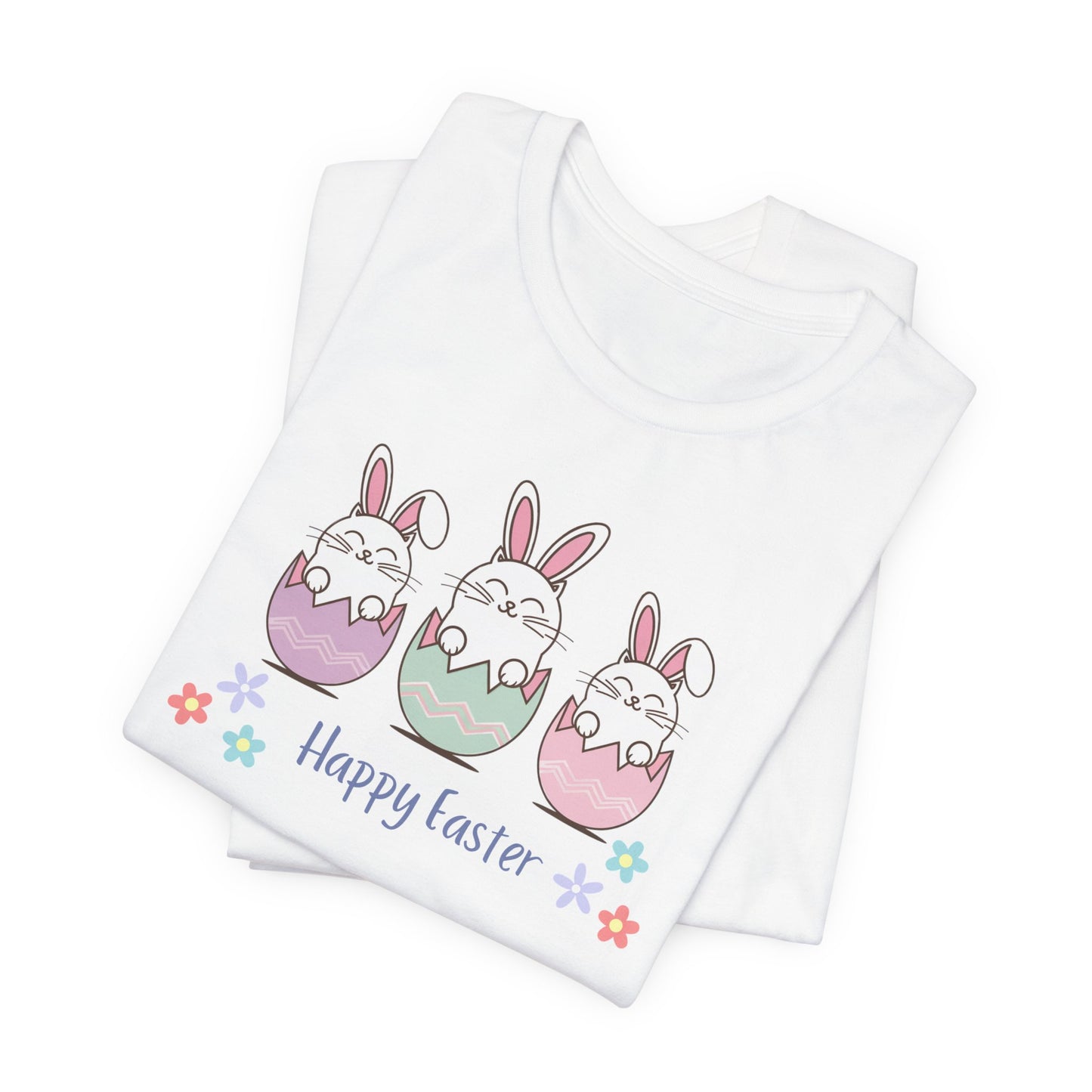 Happy Easter Cat Egg Tee