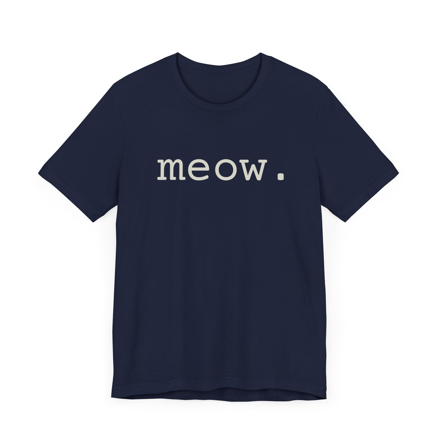 Meow text Cat T-shirt