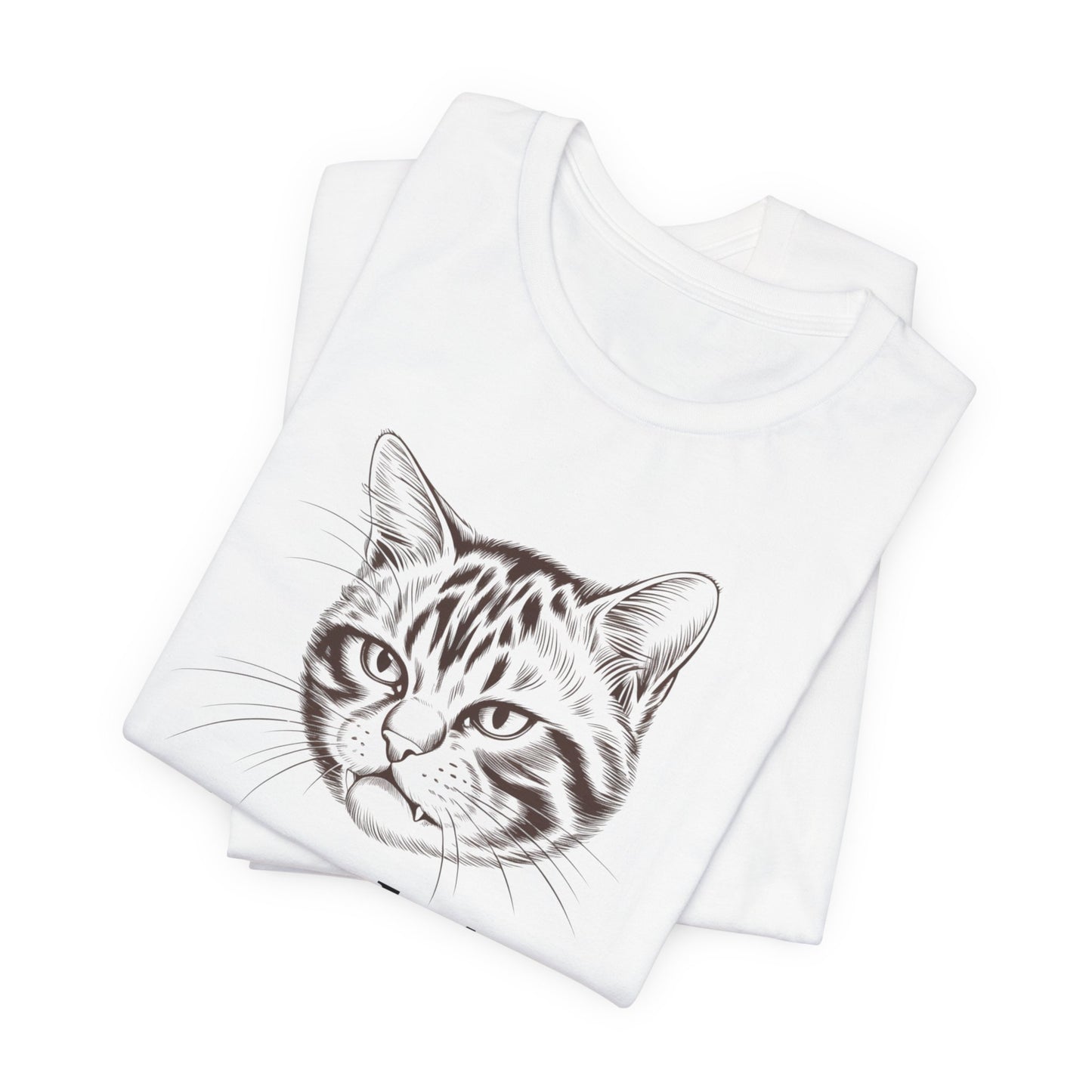 Feral AF Cat T-Shirt – Funny Graphic Tee for Cat Lovers
