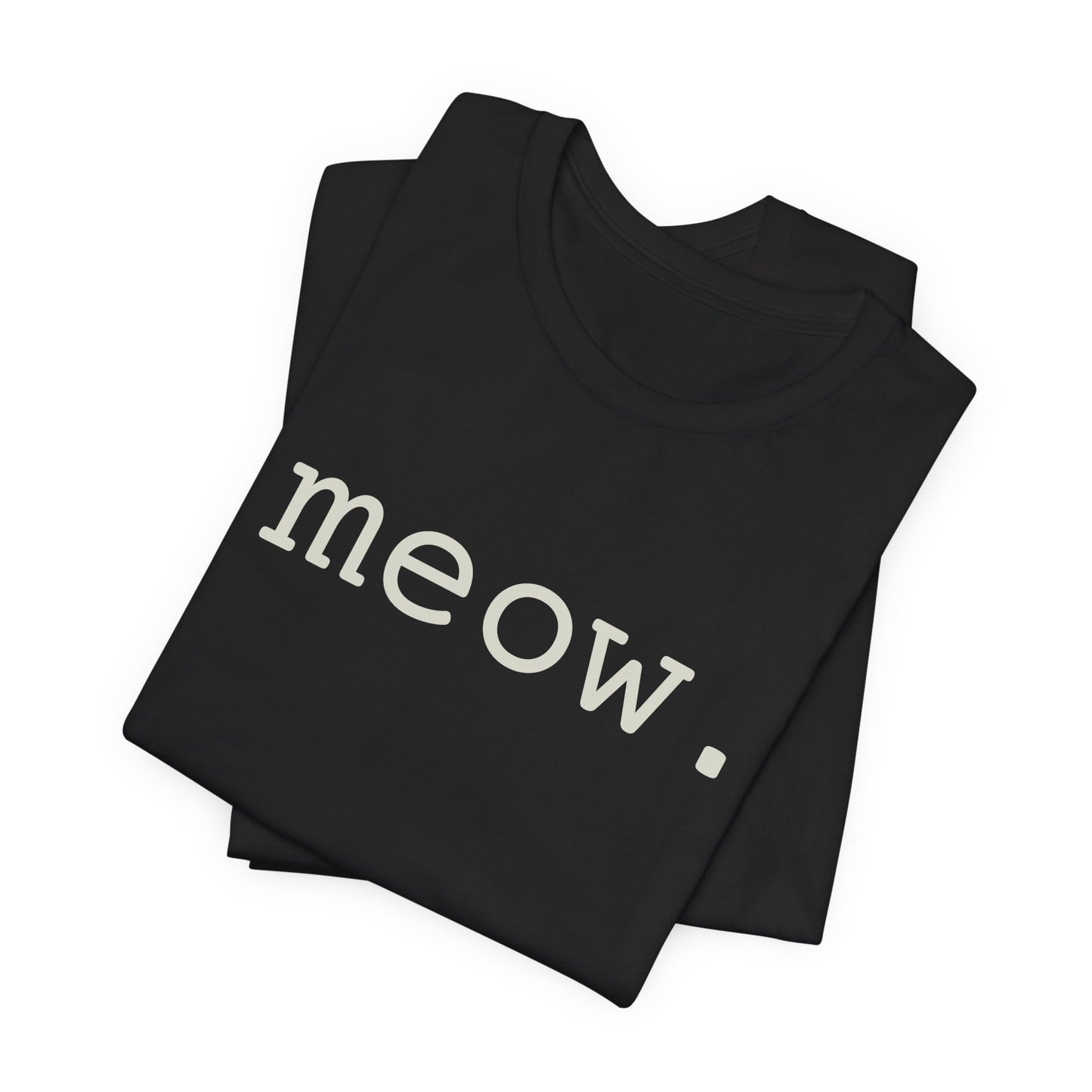 Meow text Cat T-shirt