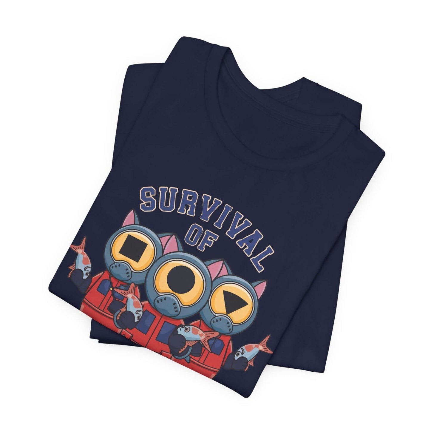 Survival of the Furriest Inspired Cat Tee This one-of-a-kind tee is the ultimate conversation starter. Whether you're binge-watching Squid Game or cuddling your kitty, this shirt lets the world know that you're a survivor - of both the games and the daily