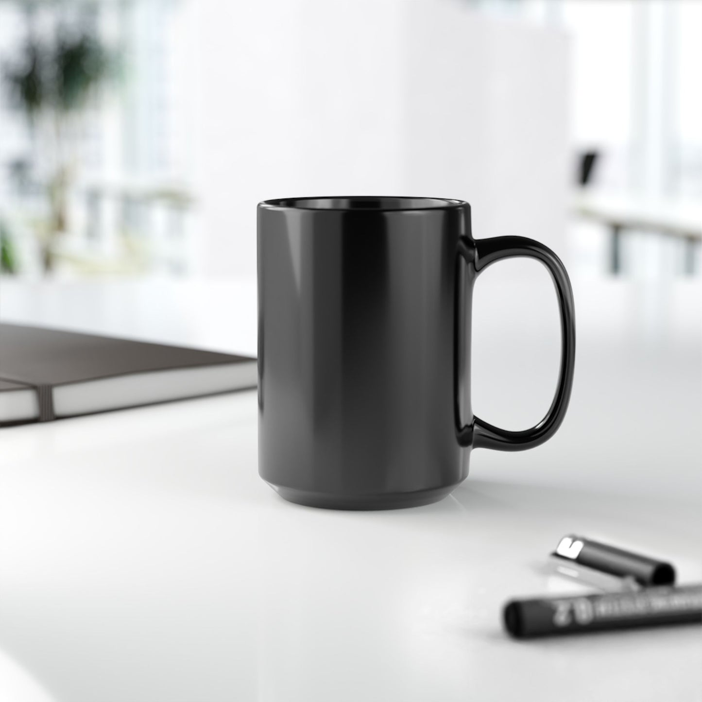 Cat Shadow Black Mug (11oz, 15oz)