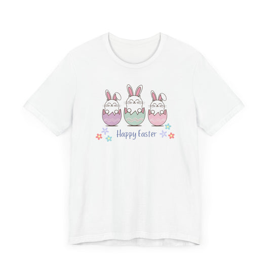 Happy Easter Cat Egg Tee