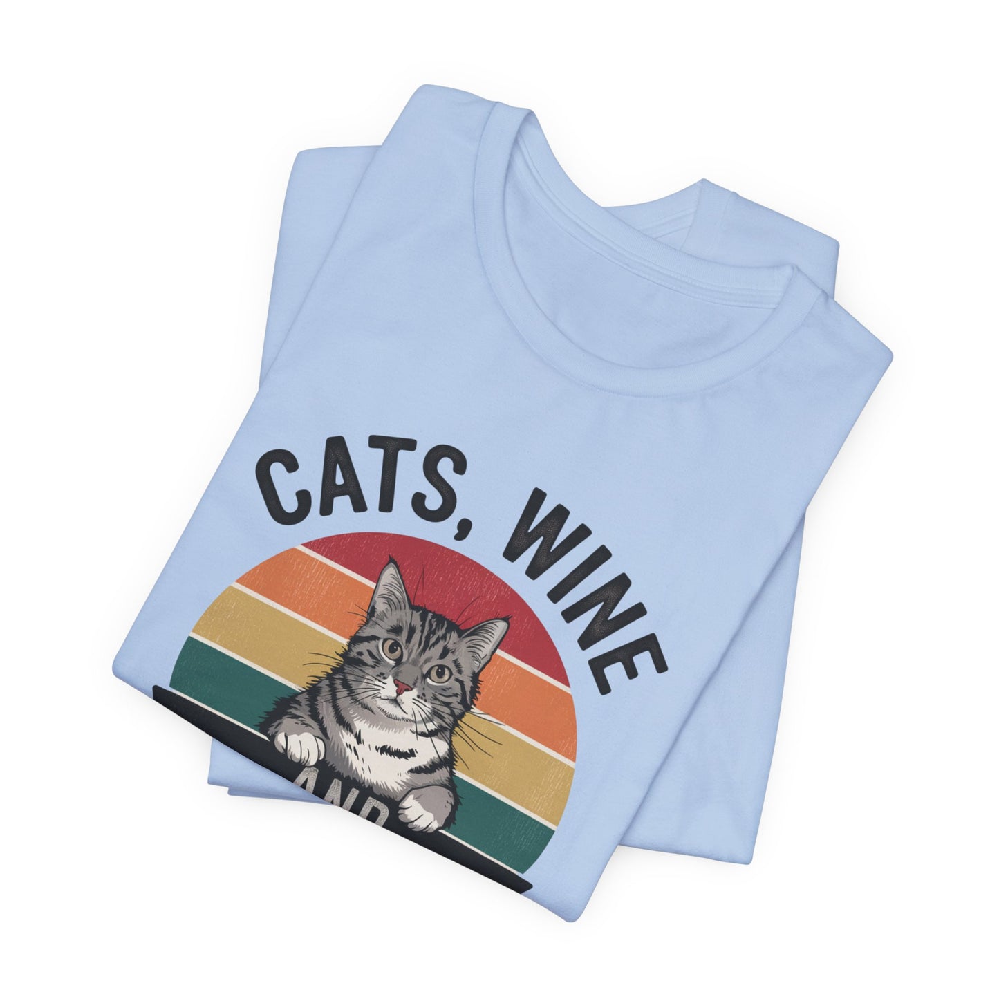 Cats, Wine, and True Crime Tee