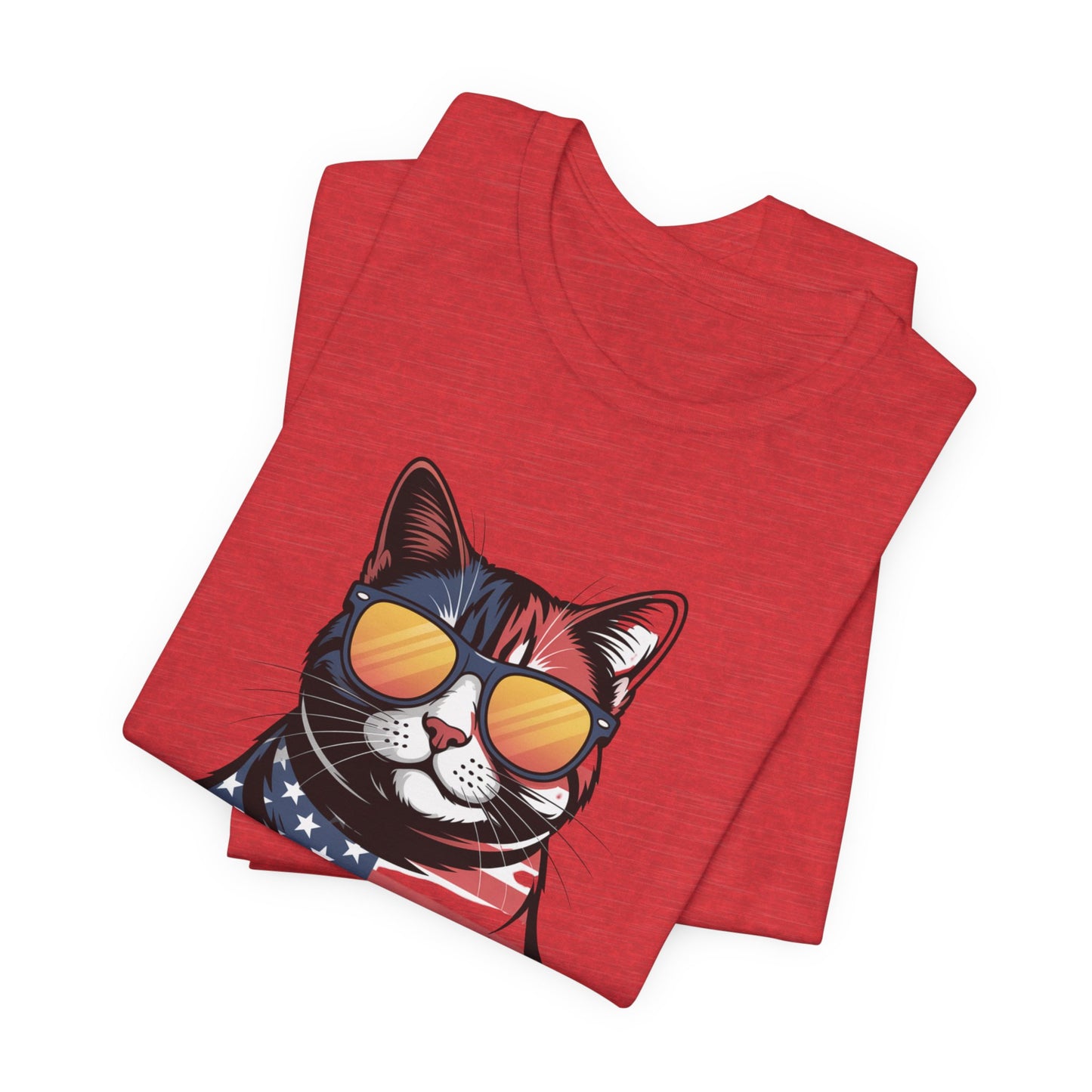 Patriotic Cool Cat T-Shirt