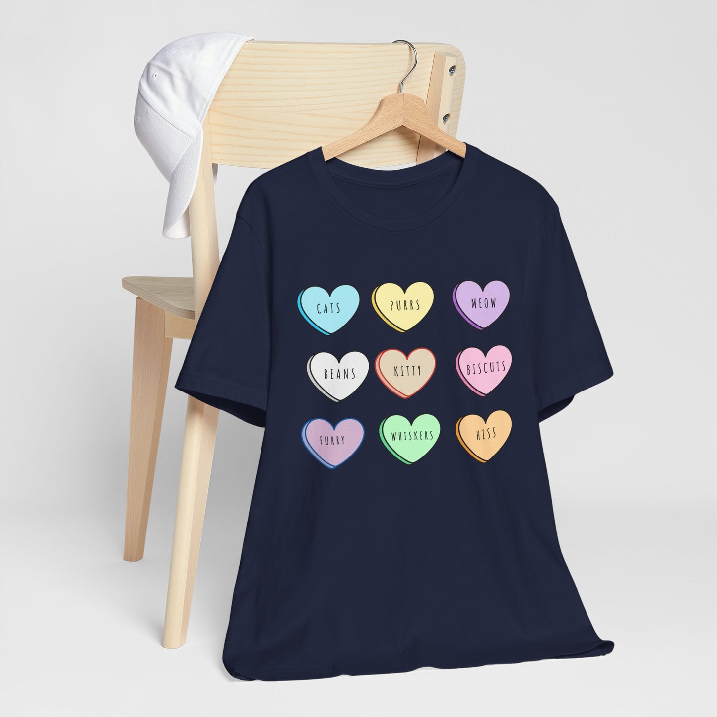Candy Hearts Cat Love Tee