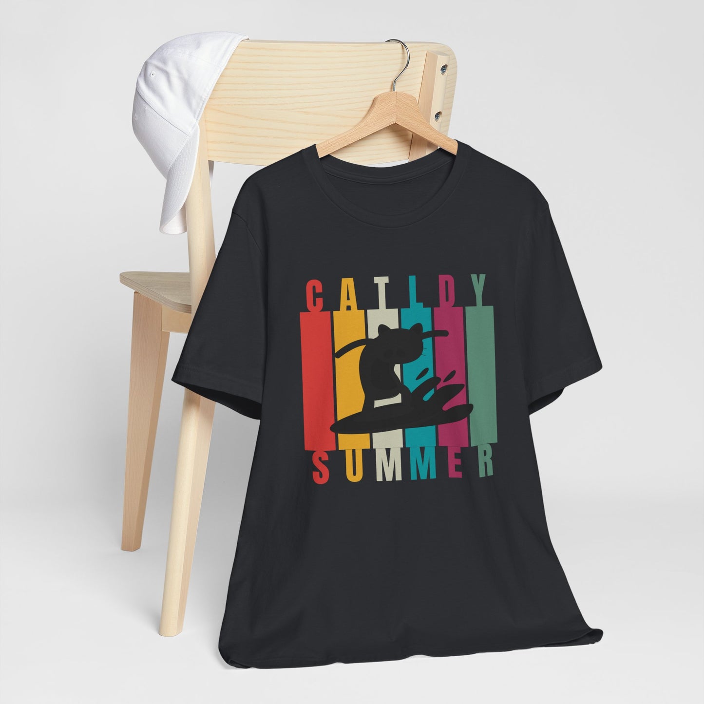Cat Lady Summer T-Shirt – Surf Into Feline Fun