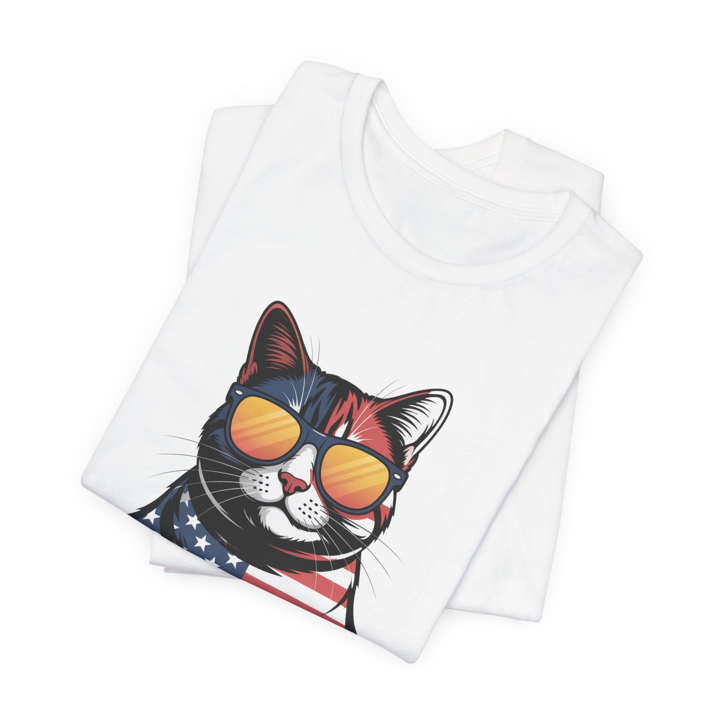 Patriotic Cool Cat T-Shirt