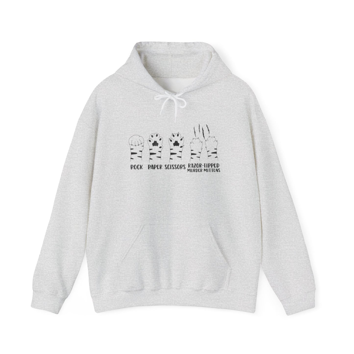 Rock Paper Scissors Cat Unisex Heavy Blend™ Hooded Sweatshirt