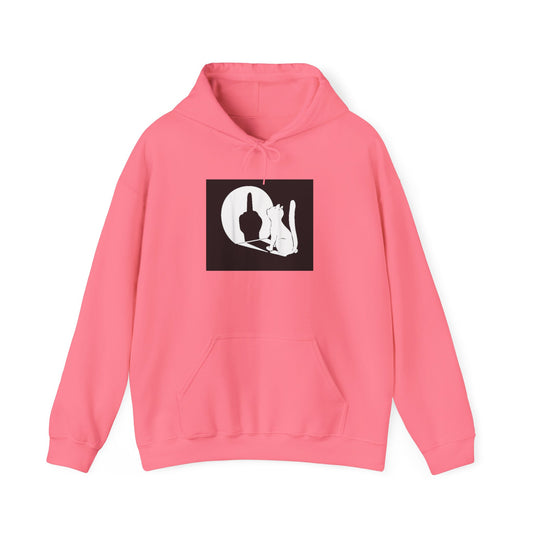 Cat Shadow Finger Unisex Heavy Blend™ Hooded Sweatshirt