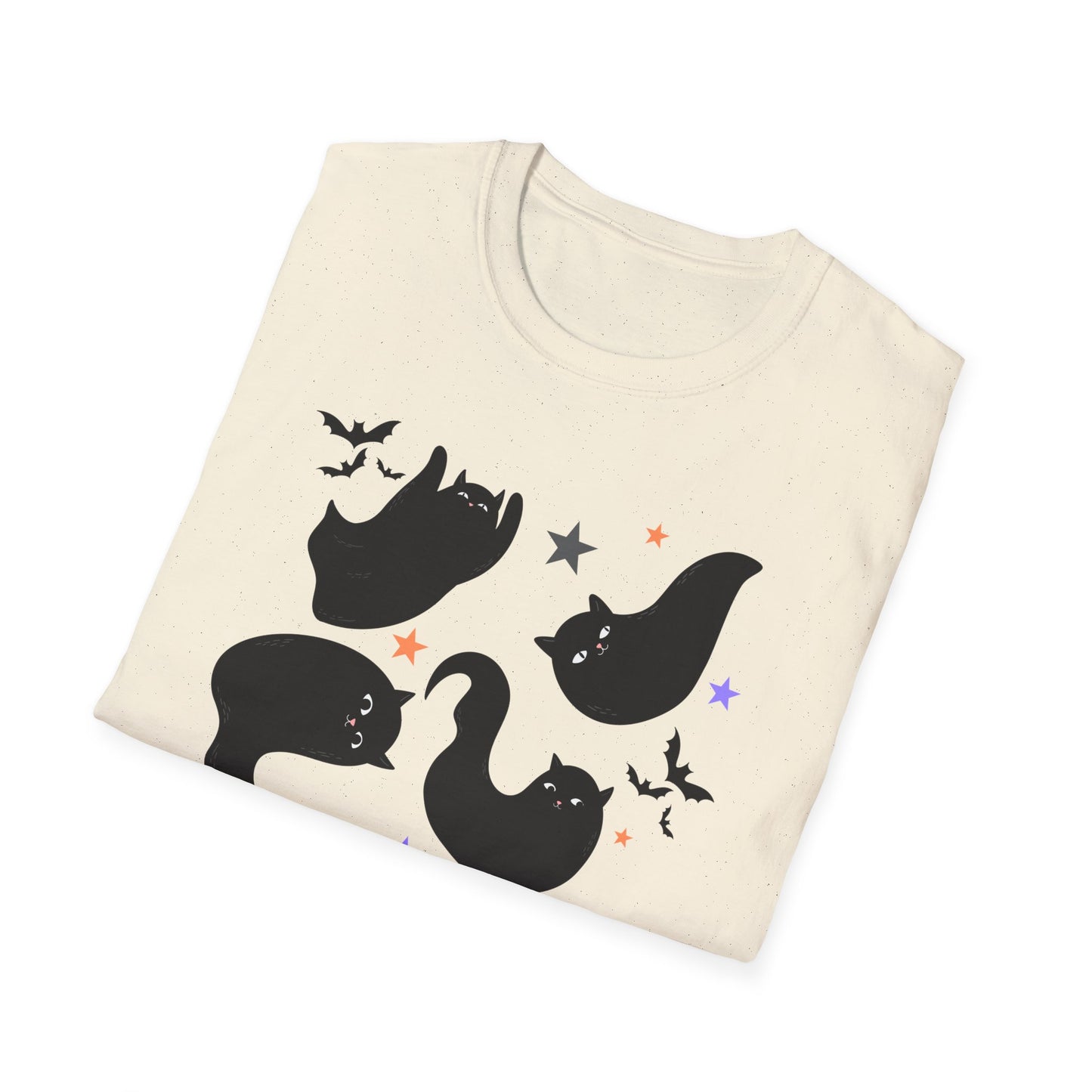 Halloween Black Cat T-Shirt – Cute Spooky Season Graphic Tee