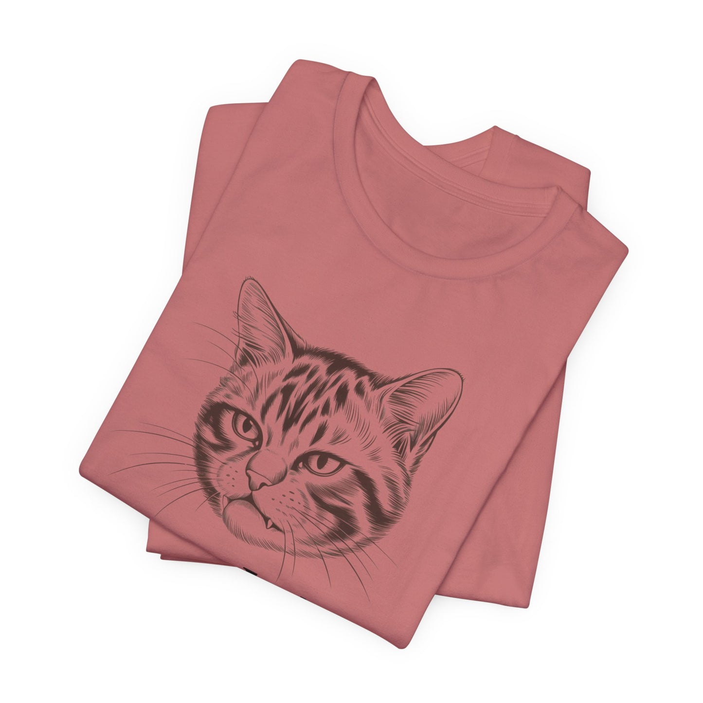 Feral AF Cat T-Shirt – Funny Graphic Tee for Cat Lovers