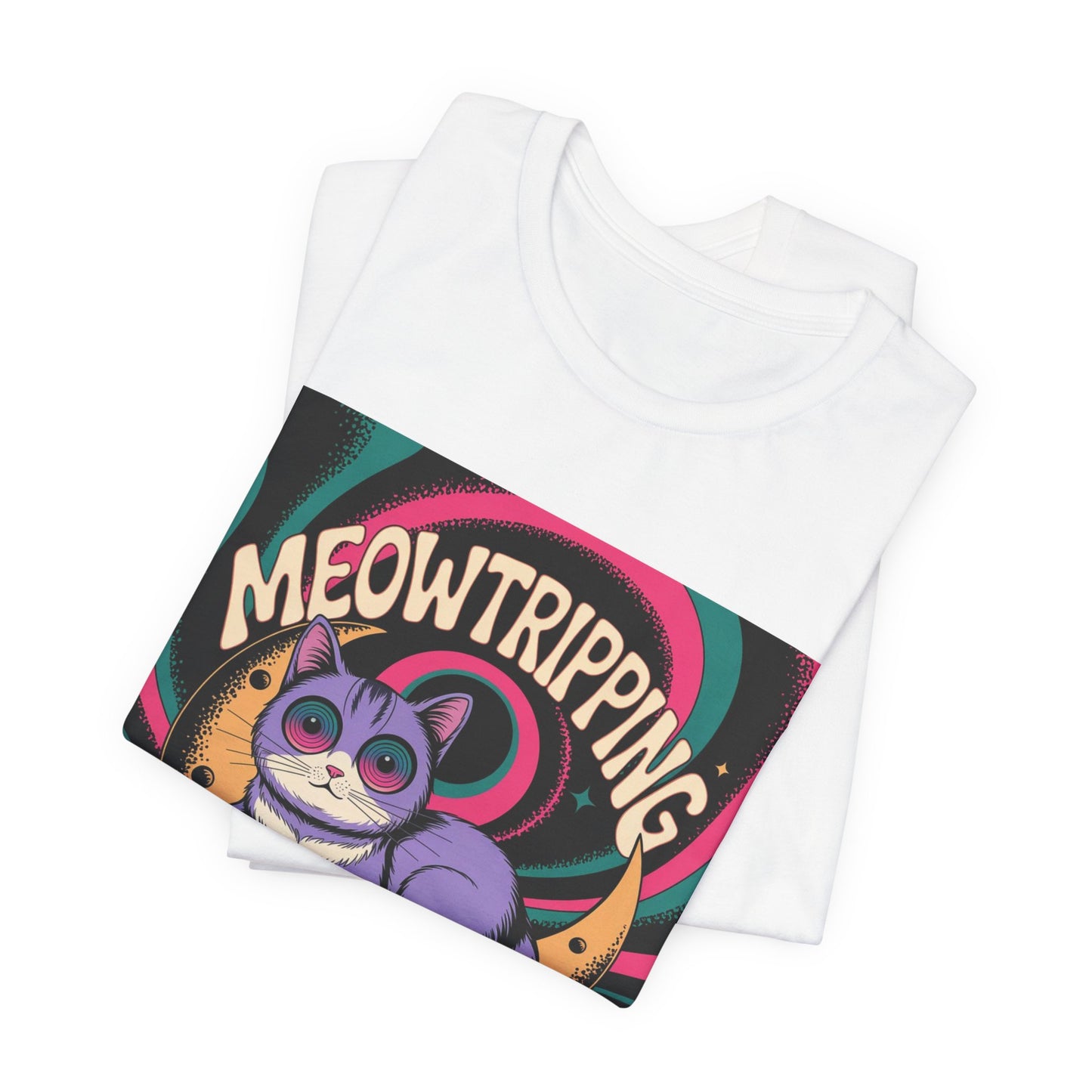 Meowtripping Psychedelic Cat T-Shirt