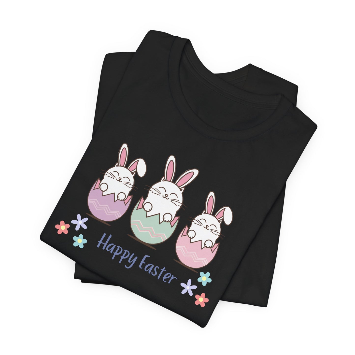 Happy Easter Cat Egg Tee