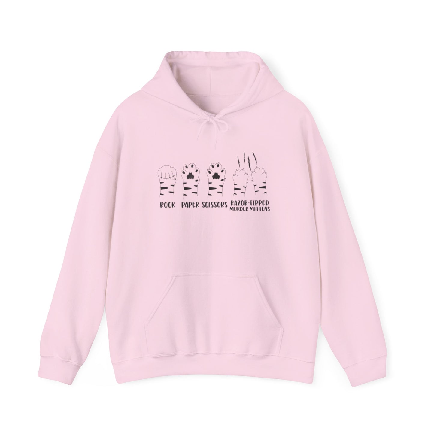 Rock Paper Scissors Cat Unisex Heavy Blend™ Hooded Sweatshirt