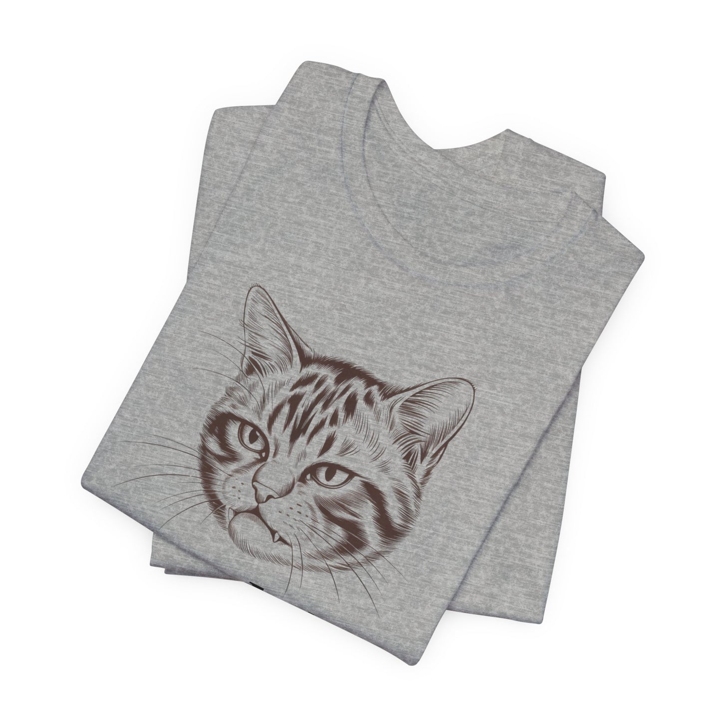 Feral AF Cat T-Shirt – Funny Graphic Tee for Cat Lovers