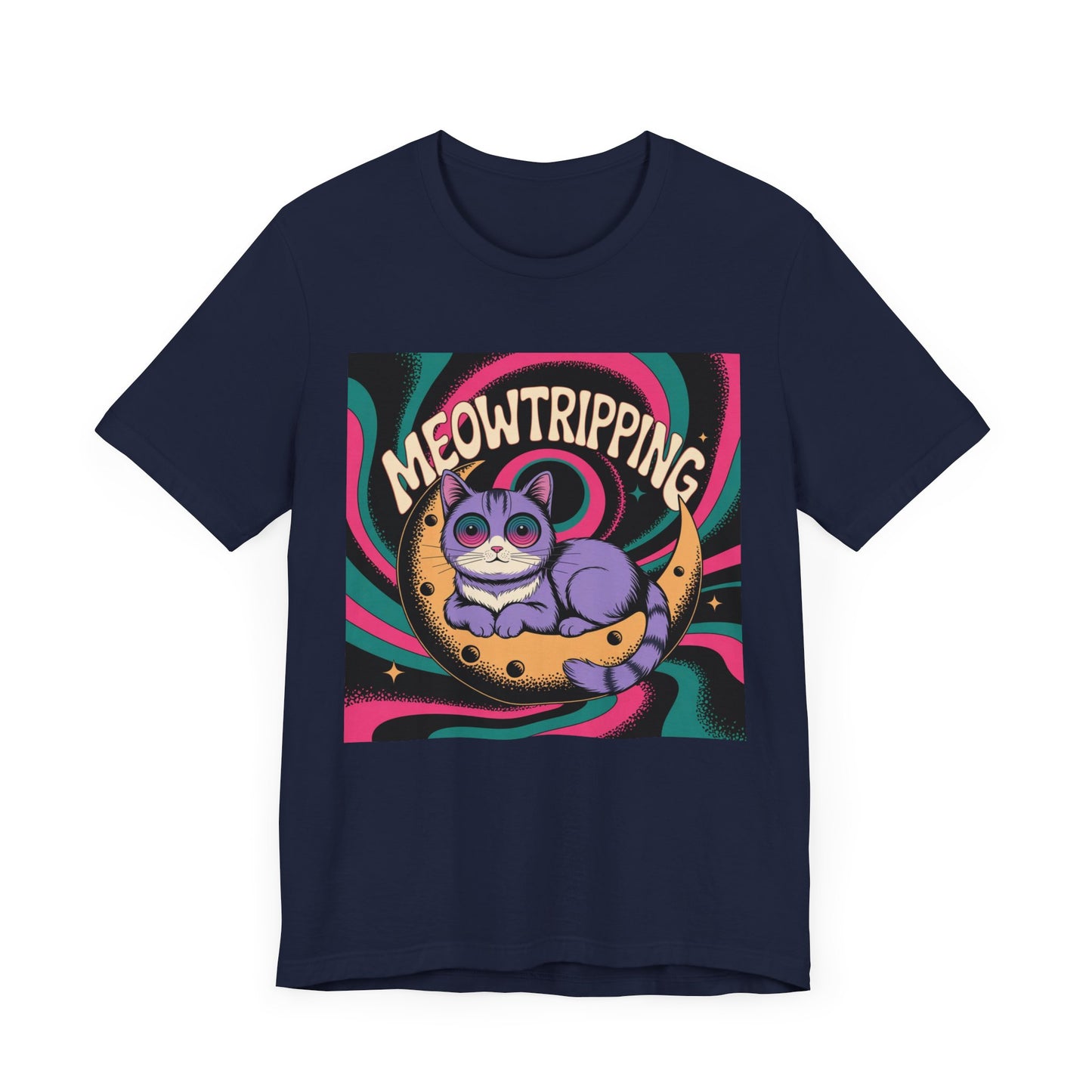Meowtripping Psychedelic Cat T-Shirt
