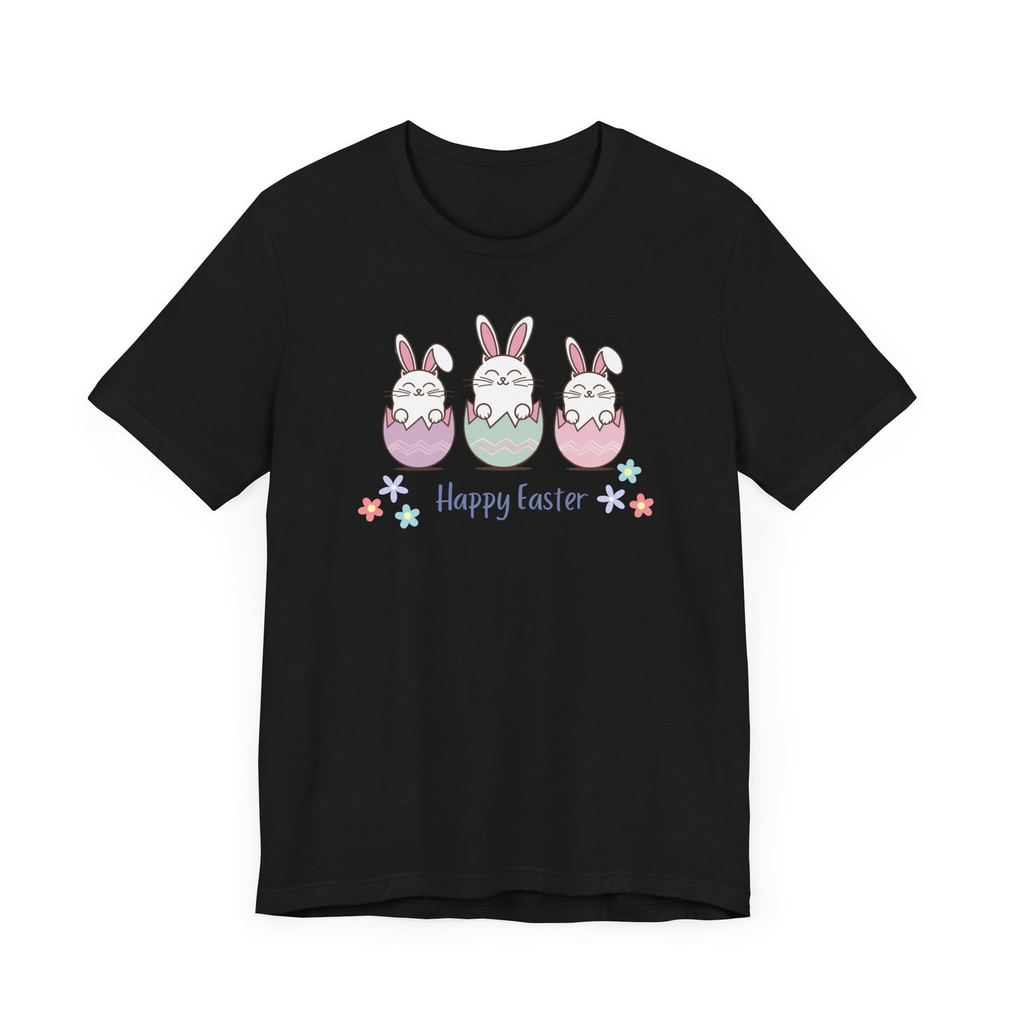 Happy Easter Cat Egg Tee