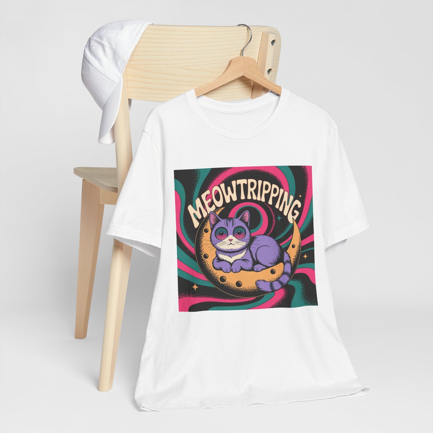 Meowtripping Psychedelic Cat T-Shirt