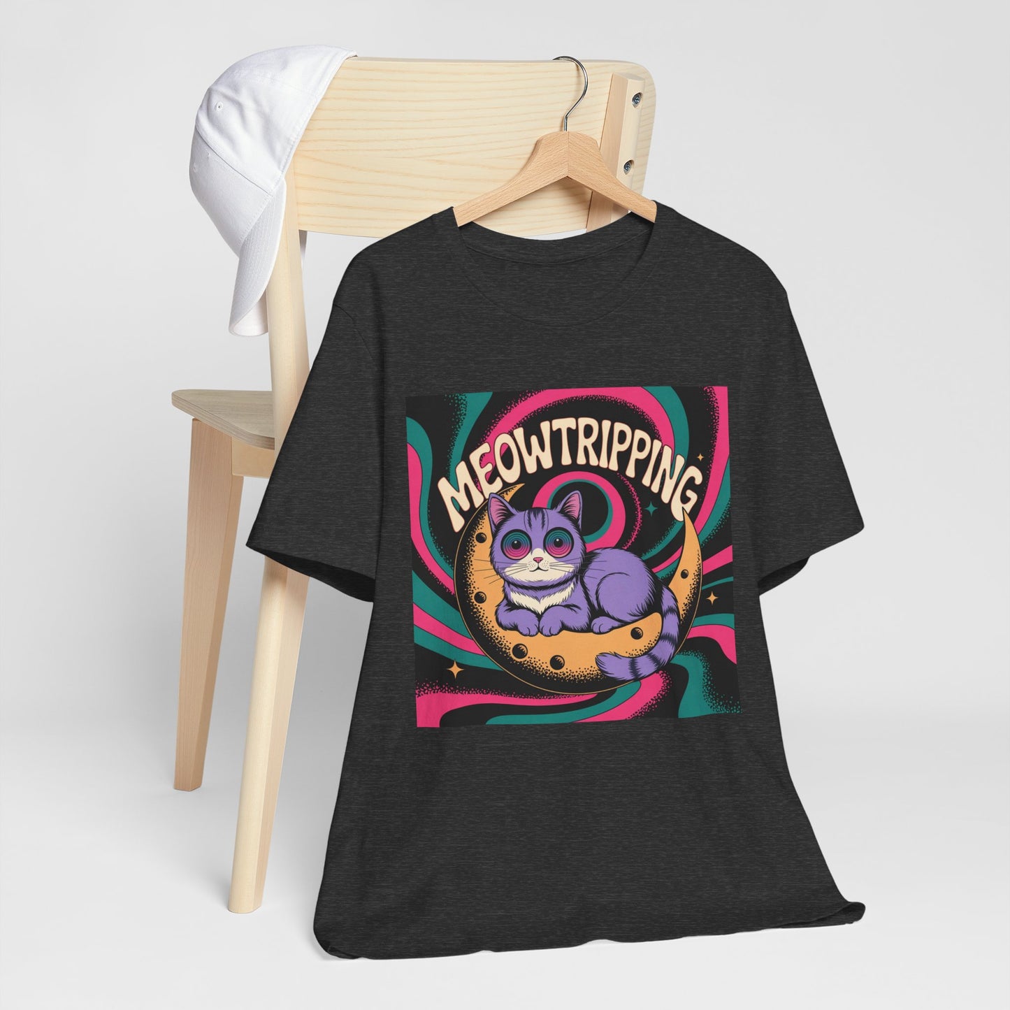 Meowtripping Psychedelic Cat T-Shirt