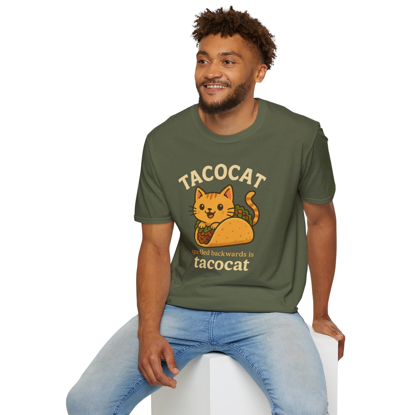 Taco Cat T-Shirt, Funny Cat Tee, Unisex Gift, Animal Lover Apparel, Taco Lover Shirt,