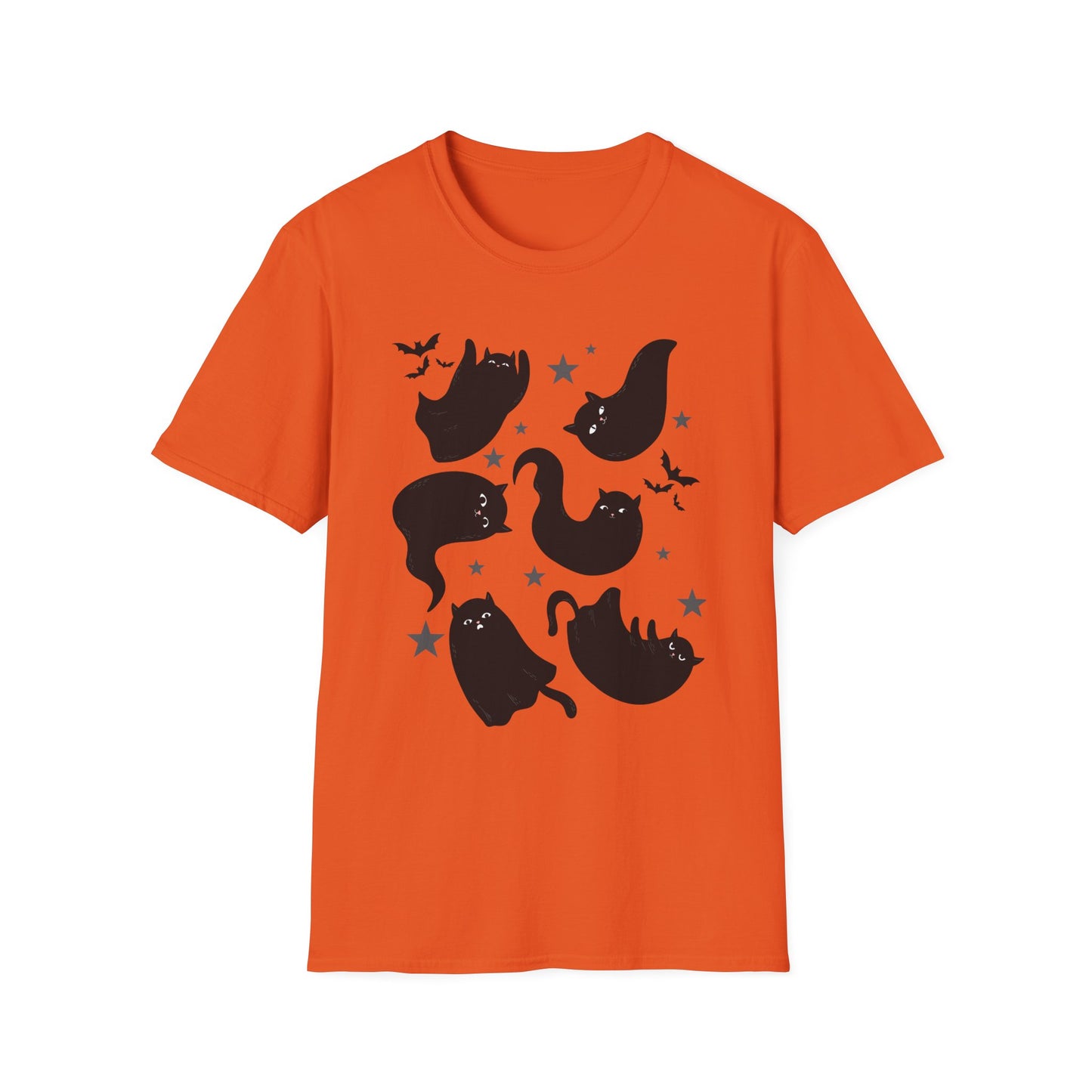 Halloween Black Cat T-Shirt – Cute Spooky Season Graphic Tee