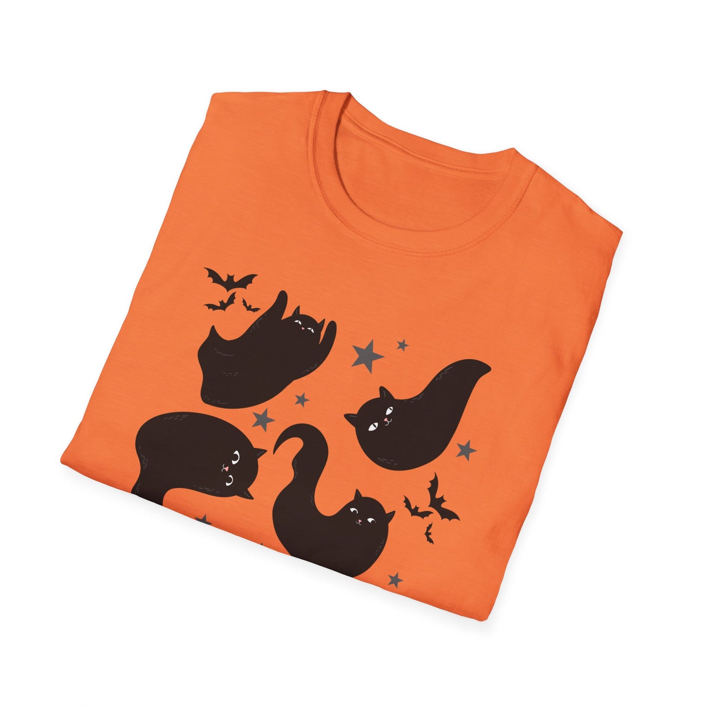 Halloween Black Cat T-Shirt – Cute Spooky Season Graphic Tee