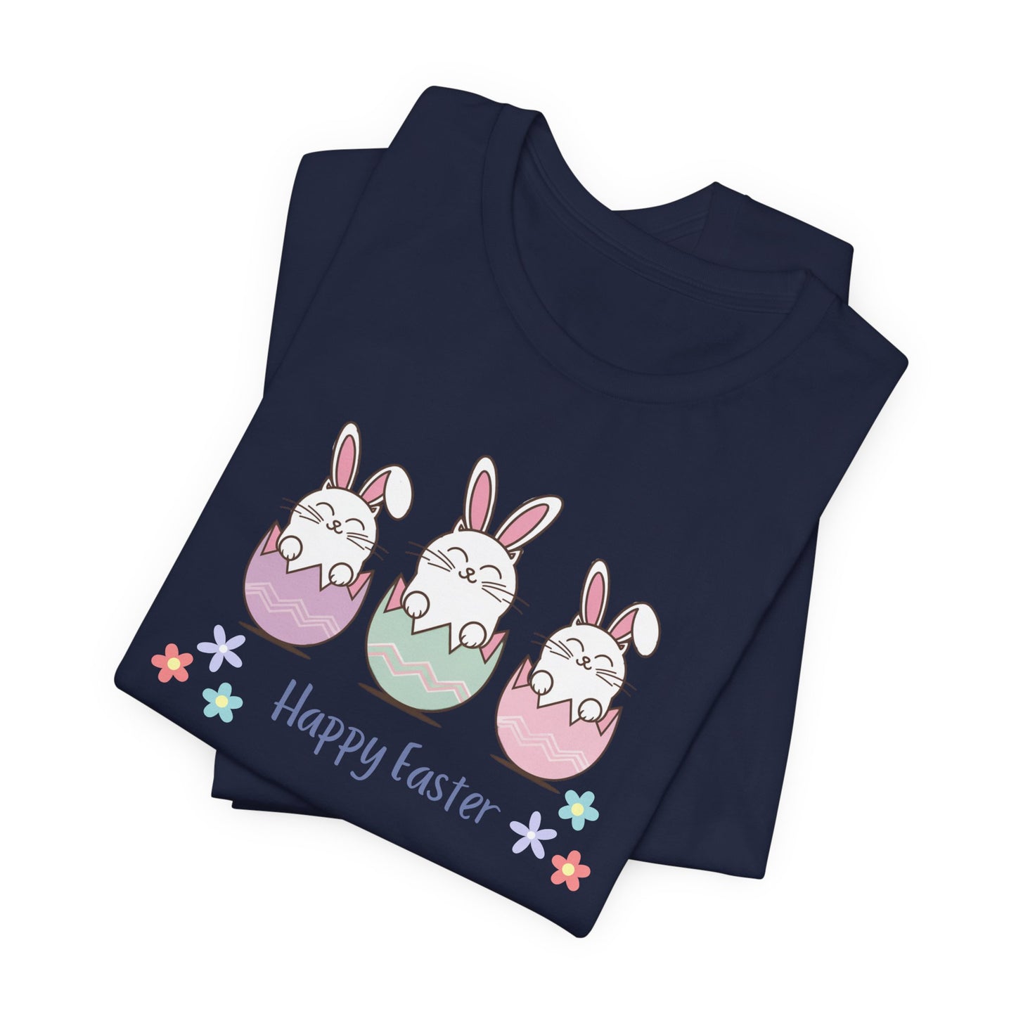 Happy Easter Cat Egg Tee