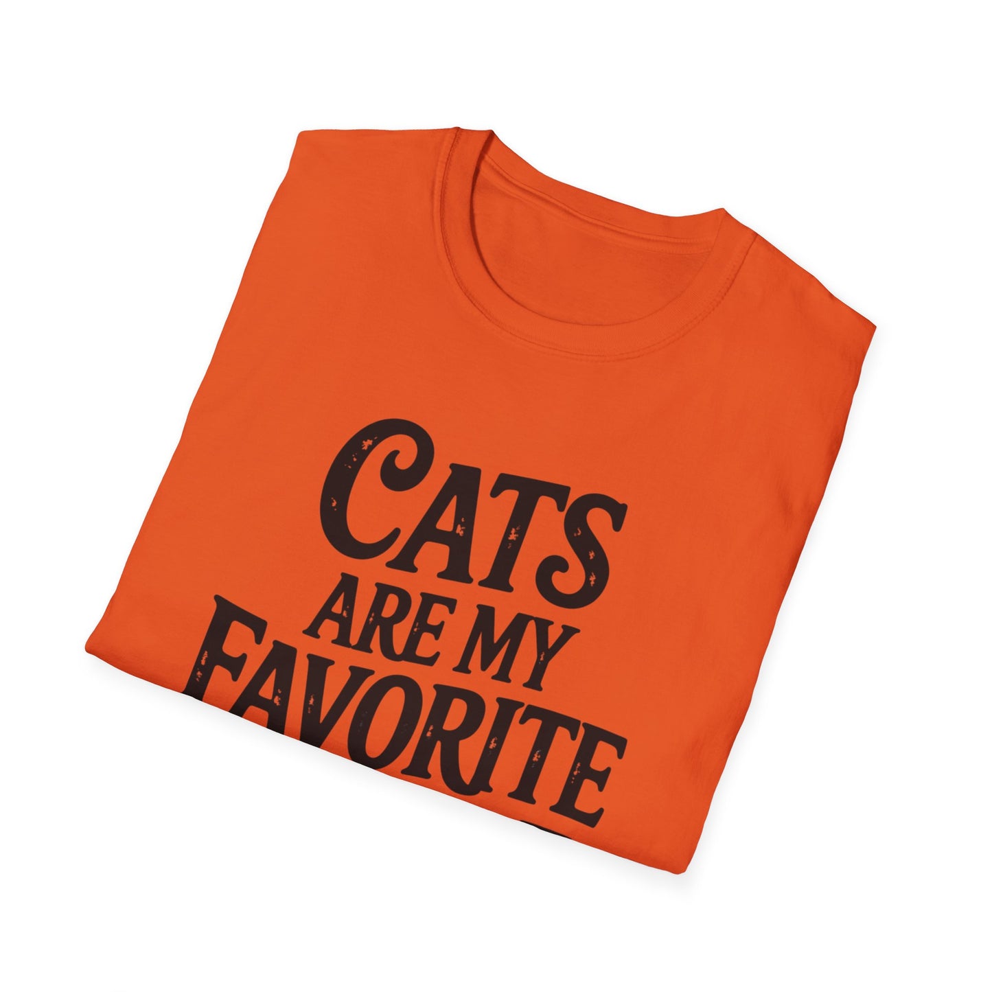 Cats Are My Favorite People T-Shirt – Funny Cat Lover Graphic Tee