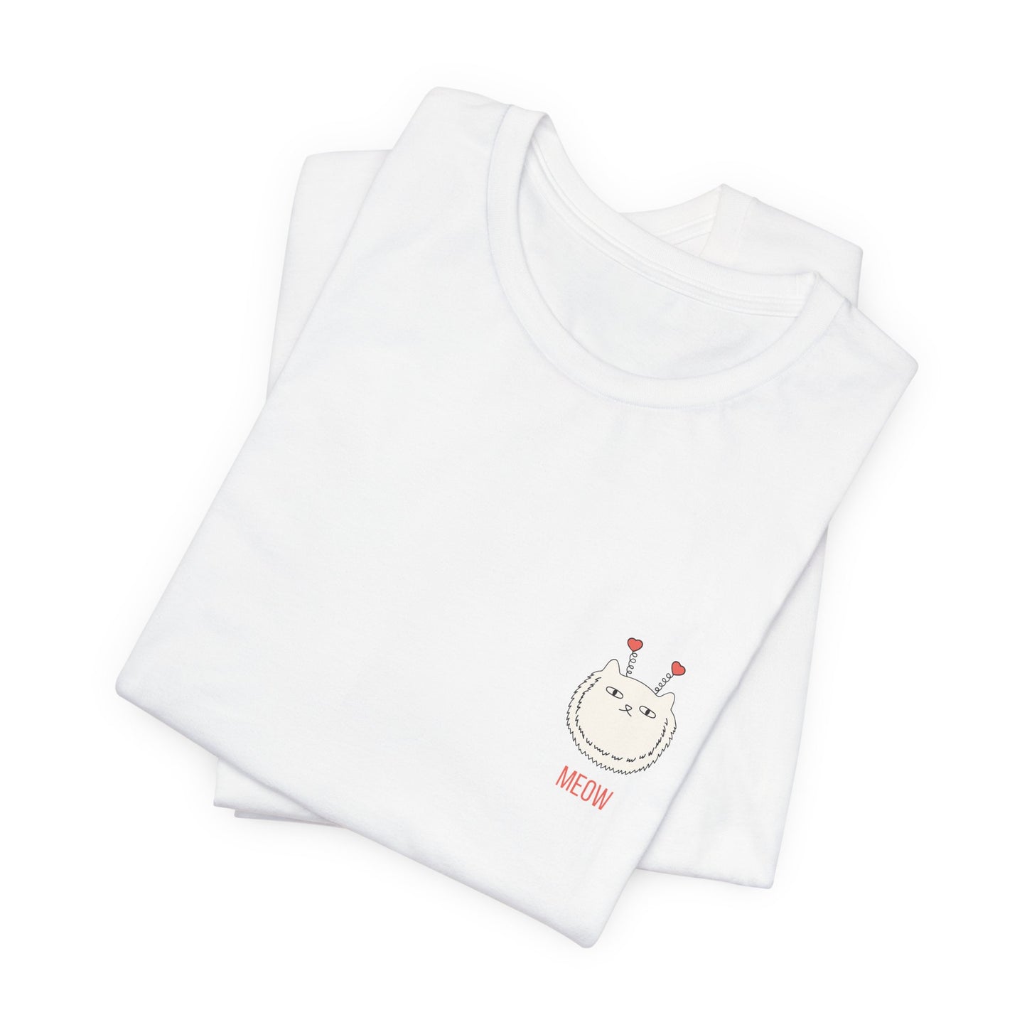 Cat Furball Valentine's Day Tee