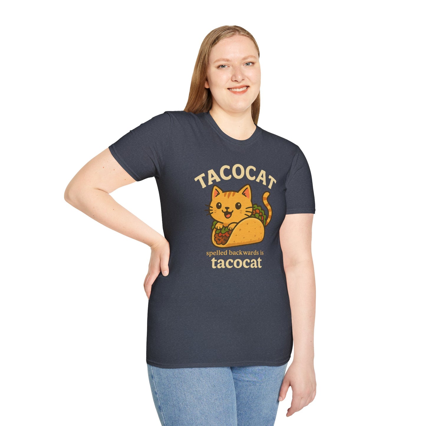 Taco Cat T-Shirt, Funny Cat Tee, Unisex Gift, Animal Lover Apparel, Taco Lover Shirt,