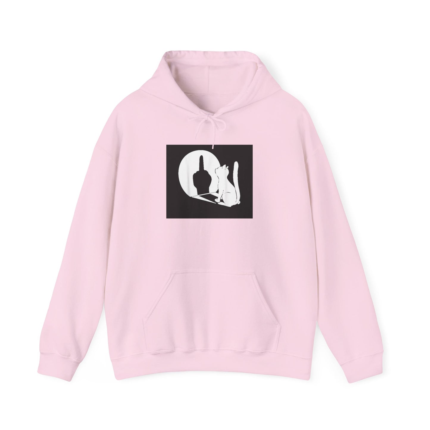 Cat Shadow Finger Unisex Heavy Blend™ Hooded Sweatshirt