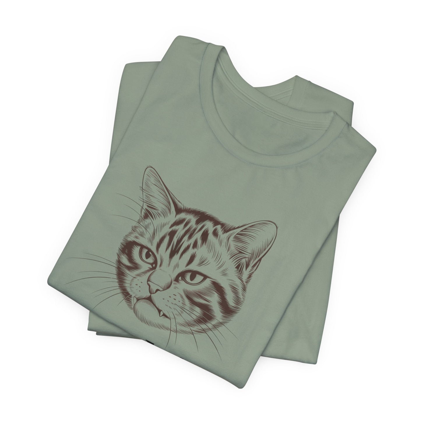 Feral AF Cat T-Shirt – Funny Graphic Tee for Cat Lovers