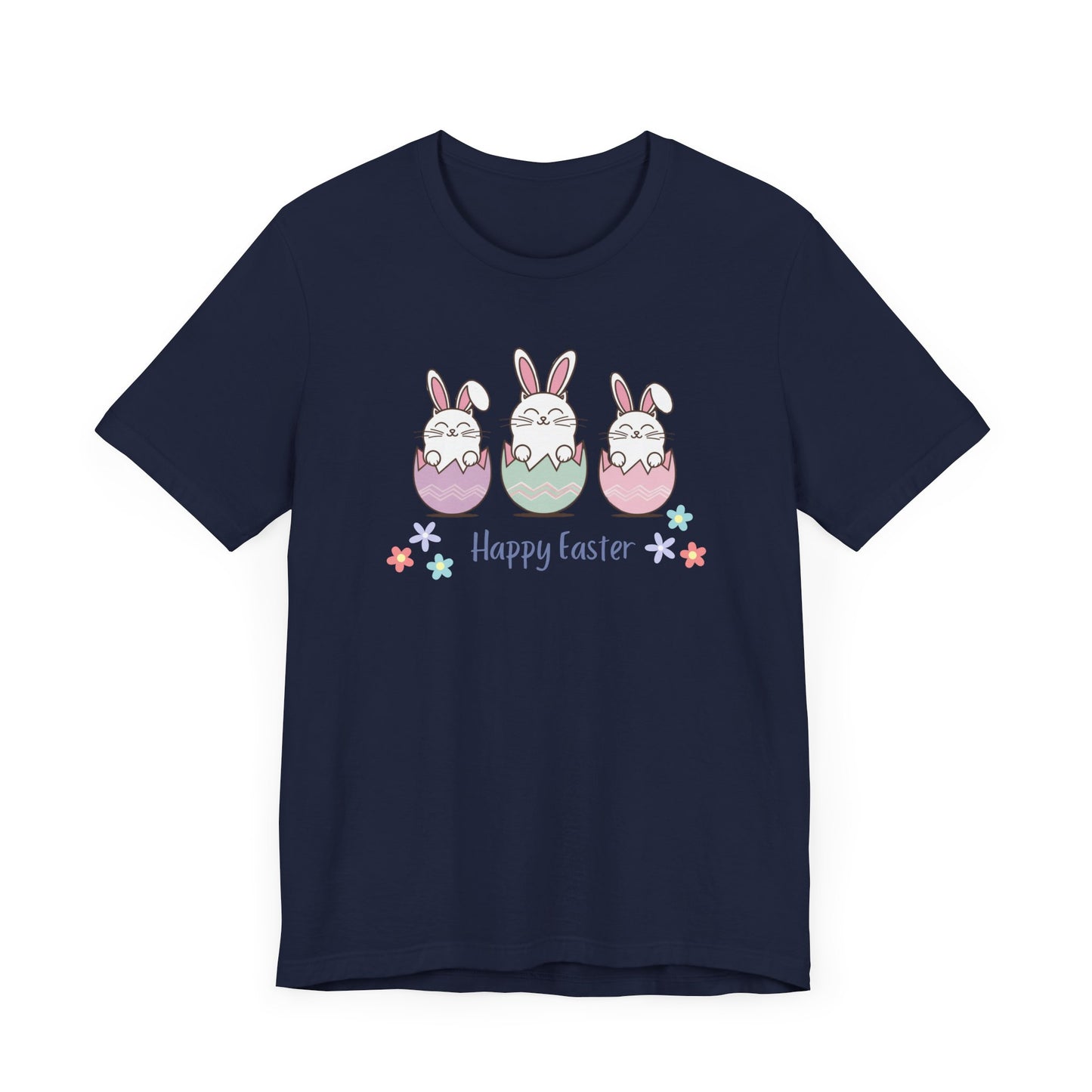 Happy Easter Cat Egg Tee