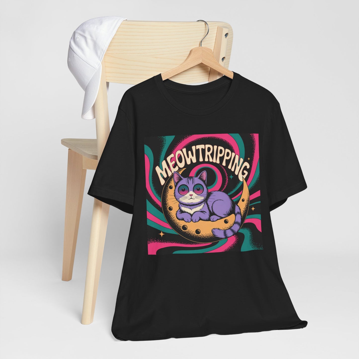 Meowtripping Psychedelic Cat T-Shirt