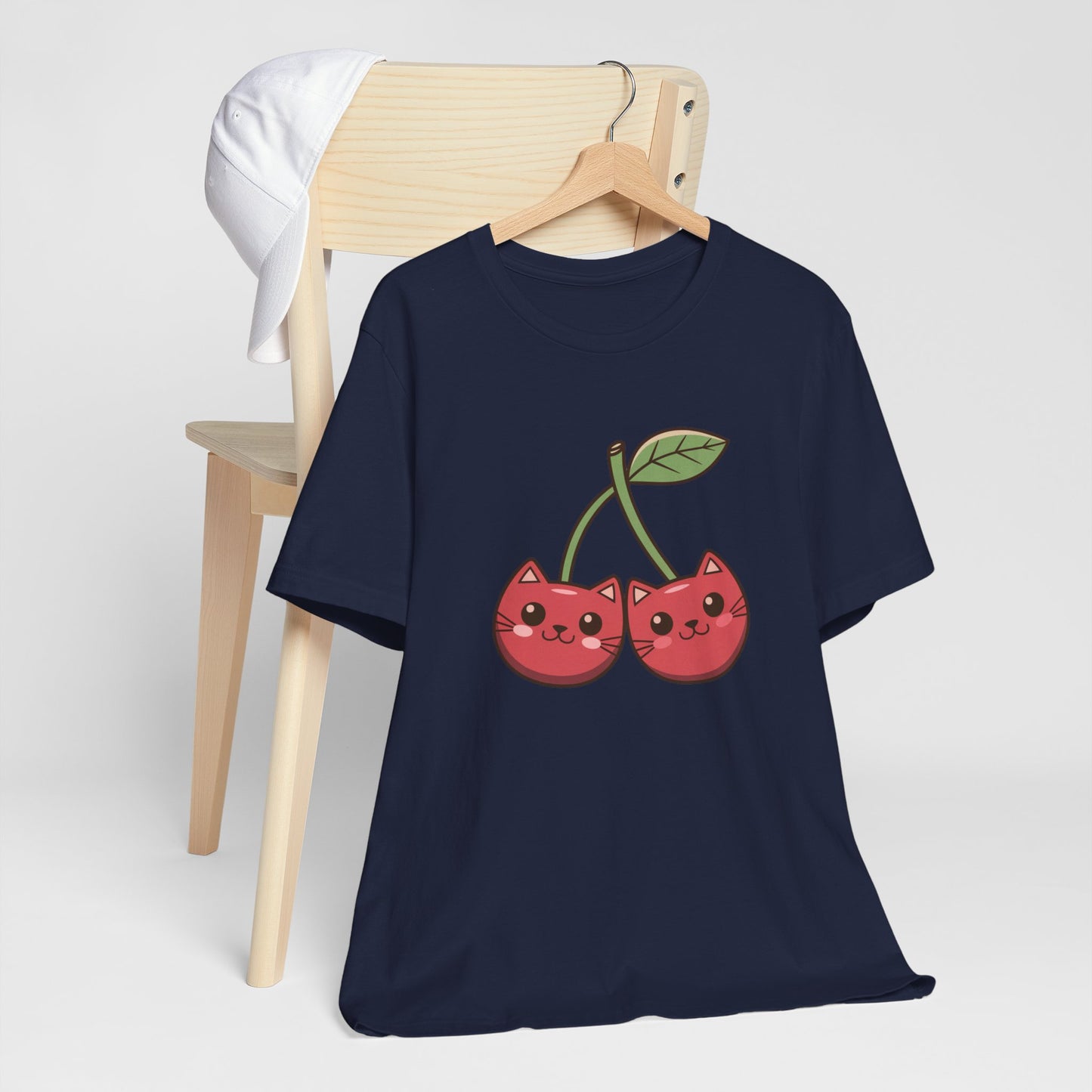 Cherry Cat Kawaii T Shirt