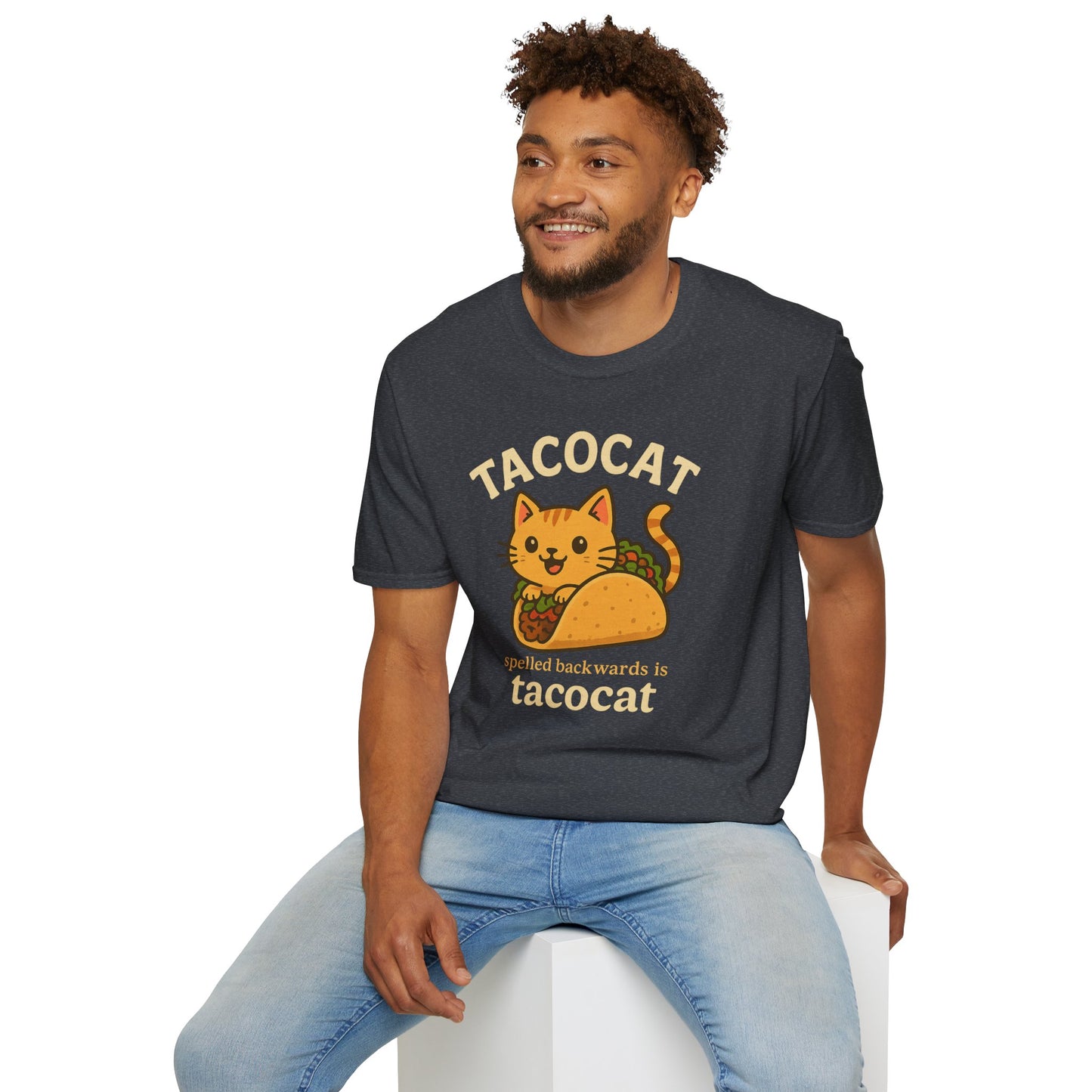 Taco Cat T-Shirt, Funny Cat Tee, Unisex Gift, Animal Lover Apparel, Taco Lover Shirt,
