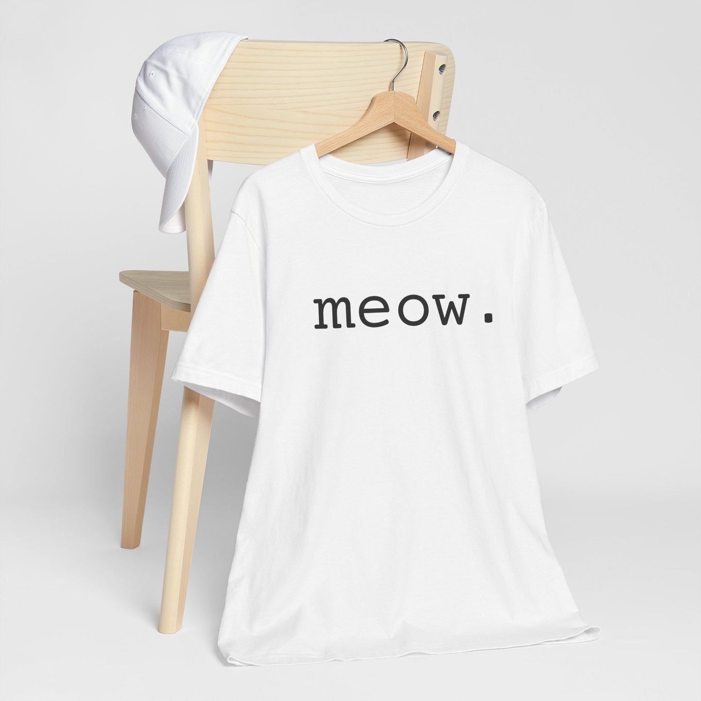 Meow text Cat T-shirt