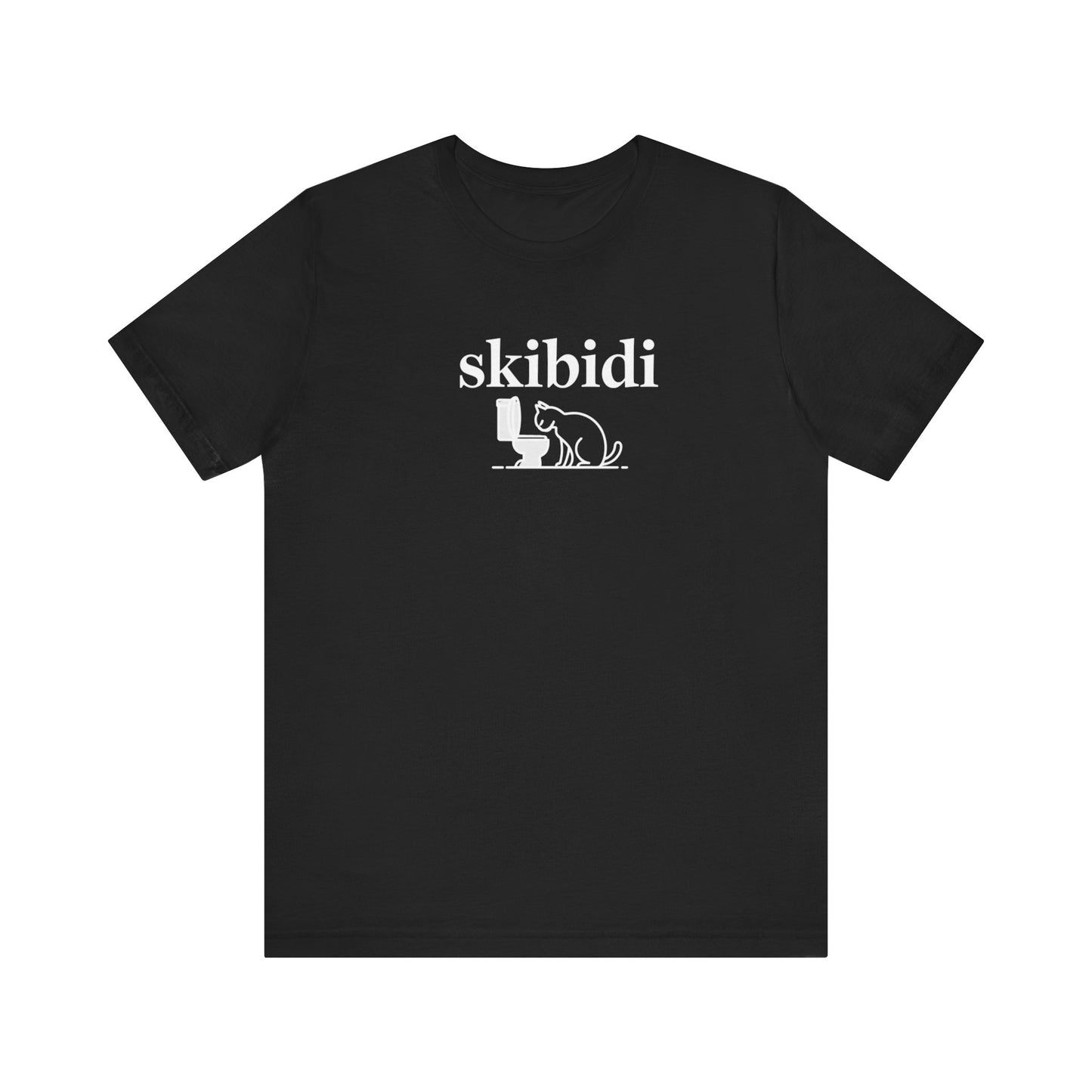 Funny Skibidi Toilet Cat Shirt Turn heads and spark laughter with our hilarious "Skibidi" T-shirt! Featuring a mischievous cat inspecting a toilet, this design is the perfect blend of quirky cat humor and minimalist style. Whether you're a cat lover, meme
