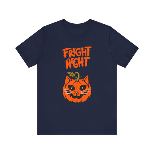 Halloween Cat Fright Night Tee