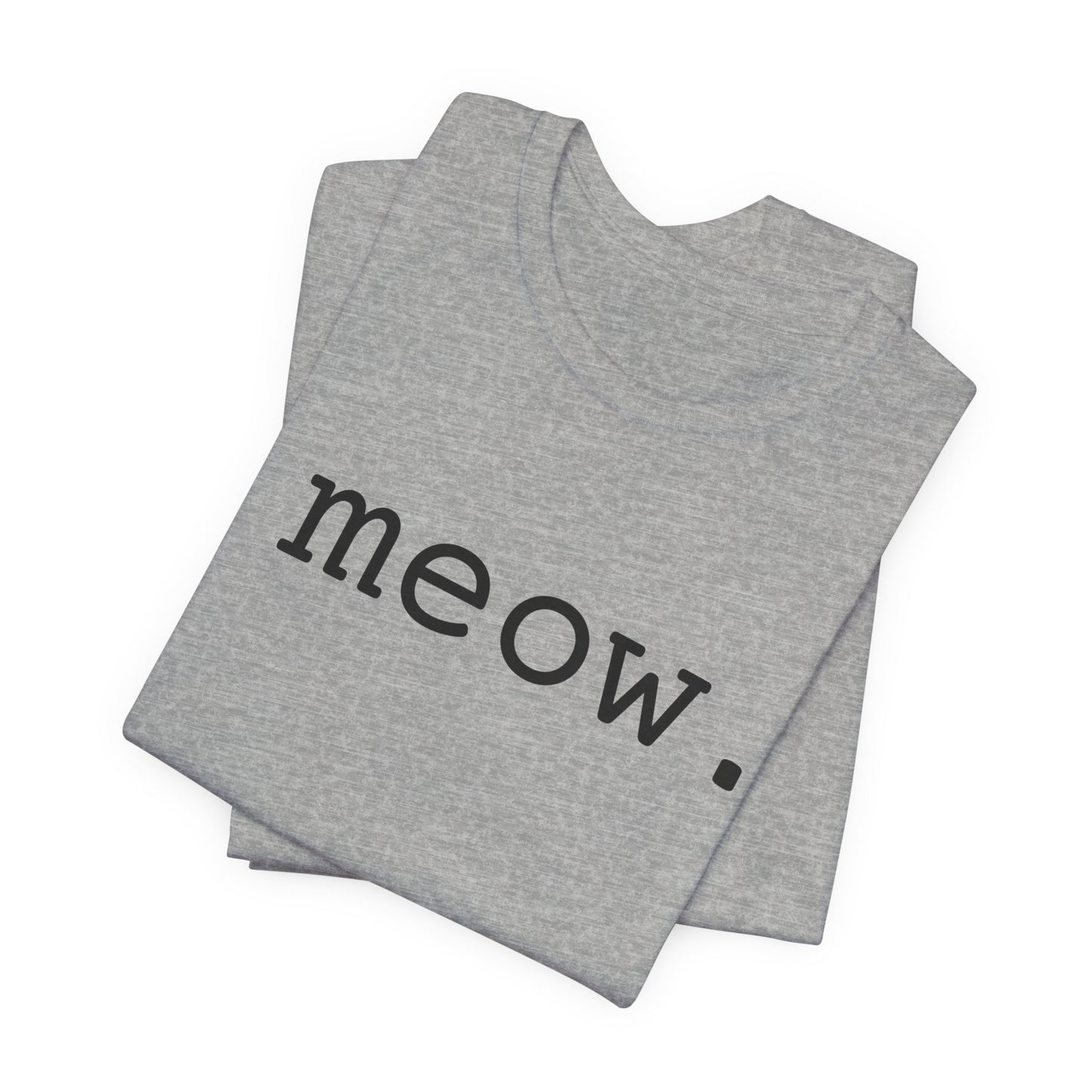 Meow text Cat T-shirt