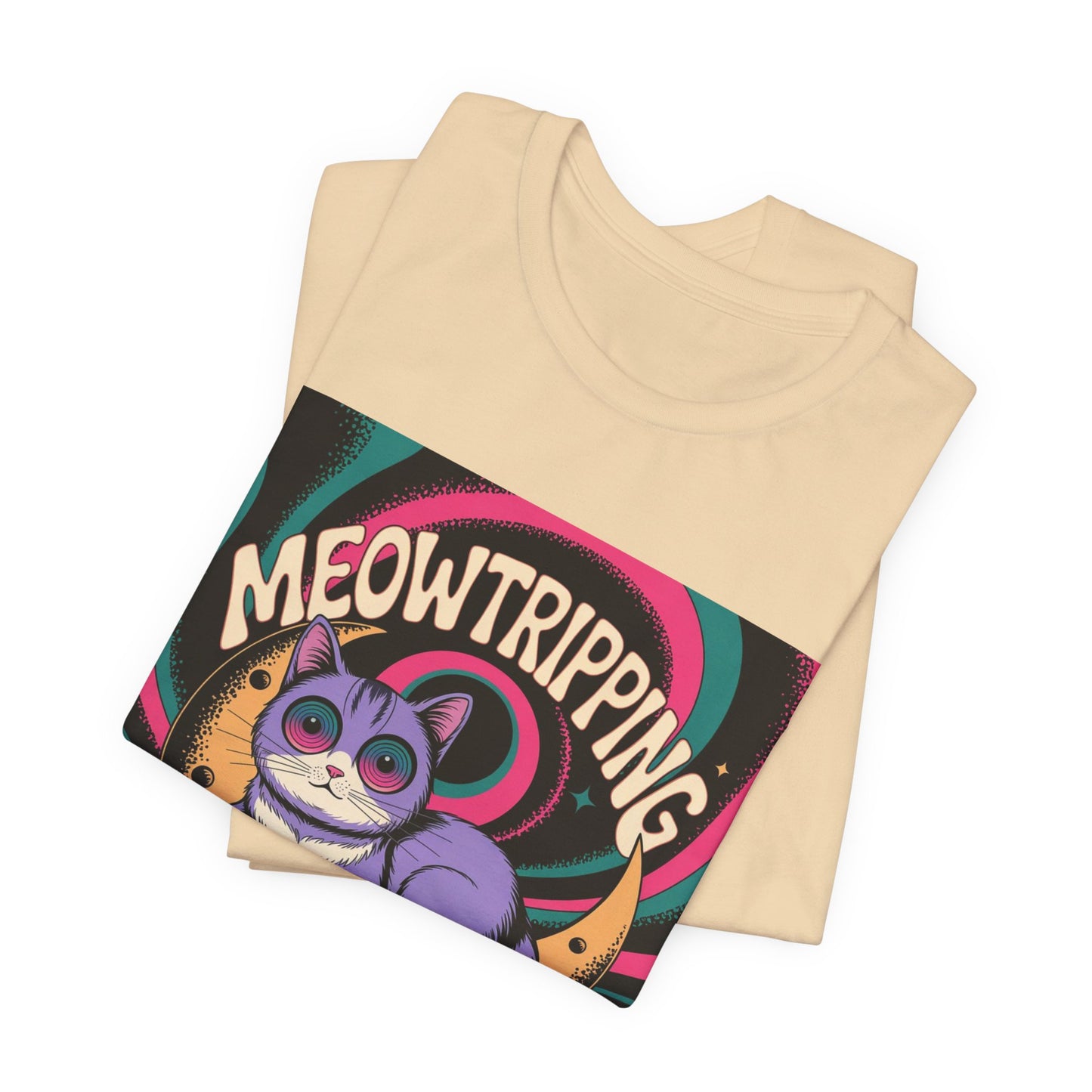 Meowtripping Psychedelic Cat T-Shirt