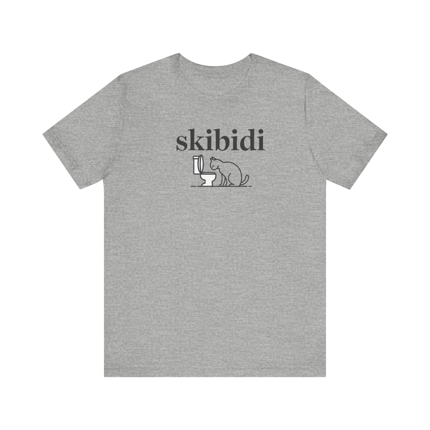 Funny Skibidi Toilet Cat Shirt Turn heads and spark laughter with our hilarious "Skibidi" T-shirt! Featuring a mischievous cat inspecting a toilet, this design is the perfect blend of quirky cat humor and minimalist style. Whether you're a cat lover, meme