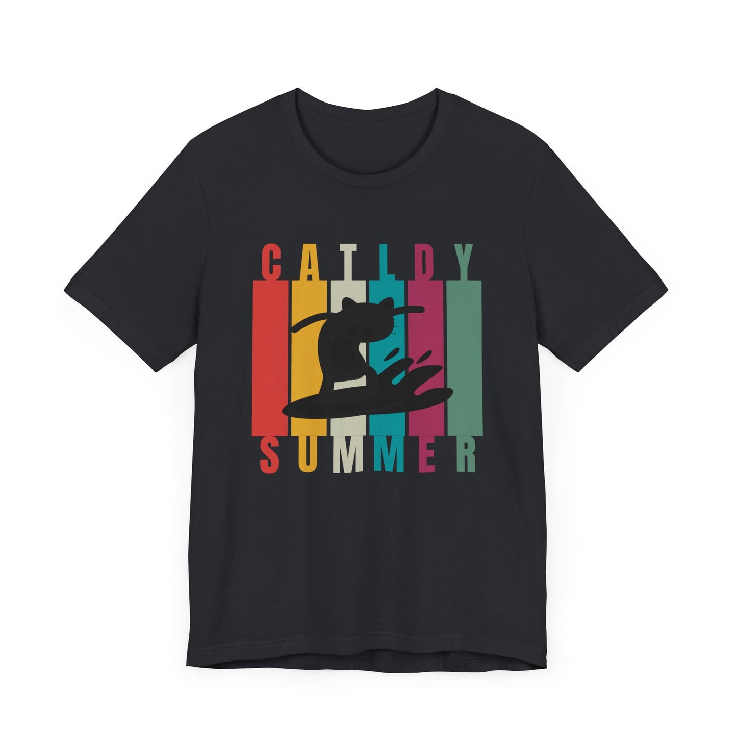 Cat Lady Summer T-Shirt – Surf Into Feline Fun