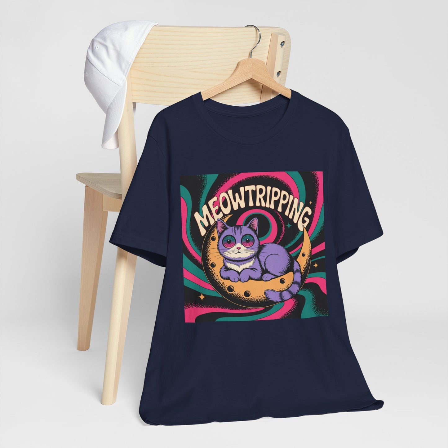 Meowtripping Psychedelic Cat T-Shirt