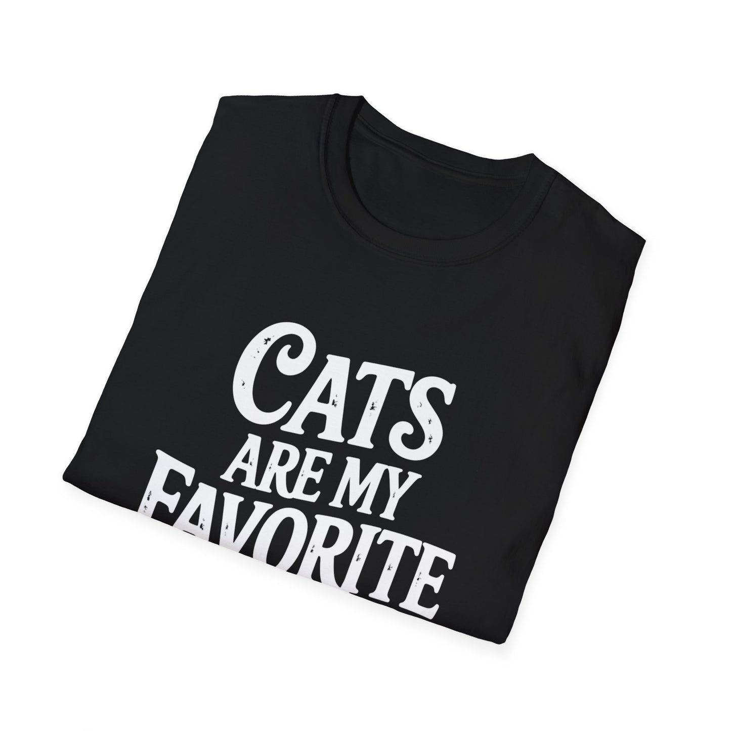 Cats Are My Favorite People T-Shirt – Funny Cat Lover Graphic Tee