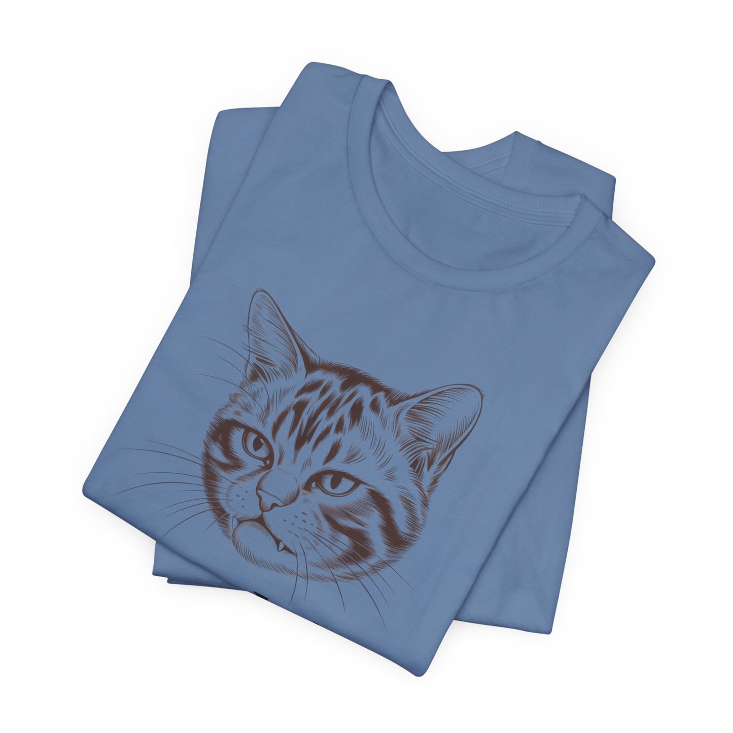 Feral AF Cat T-Shirt – Funny Graphic Tee for Cat Lovers