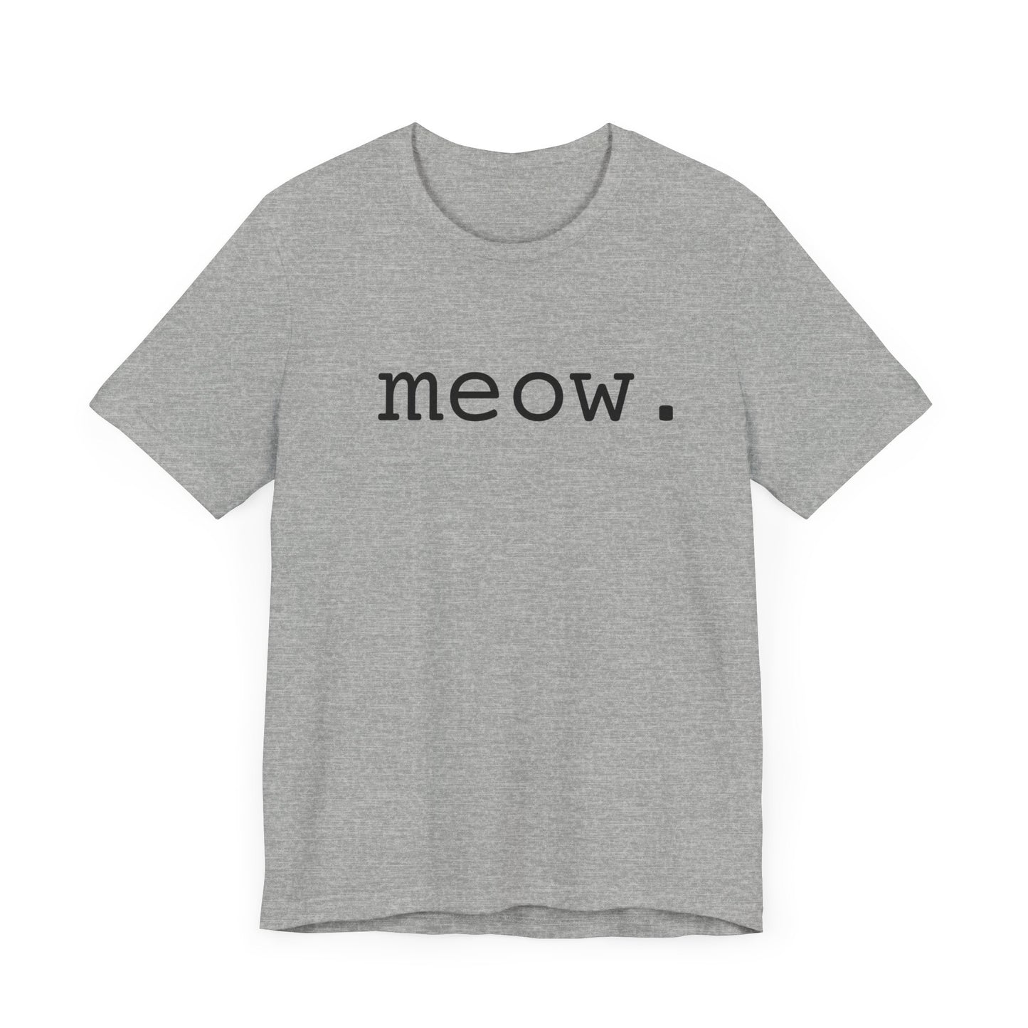 Meow text Cat T-shirt