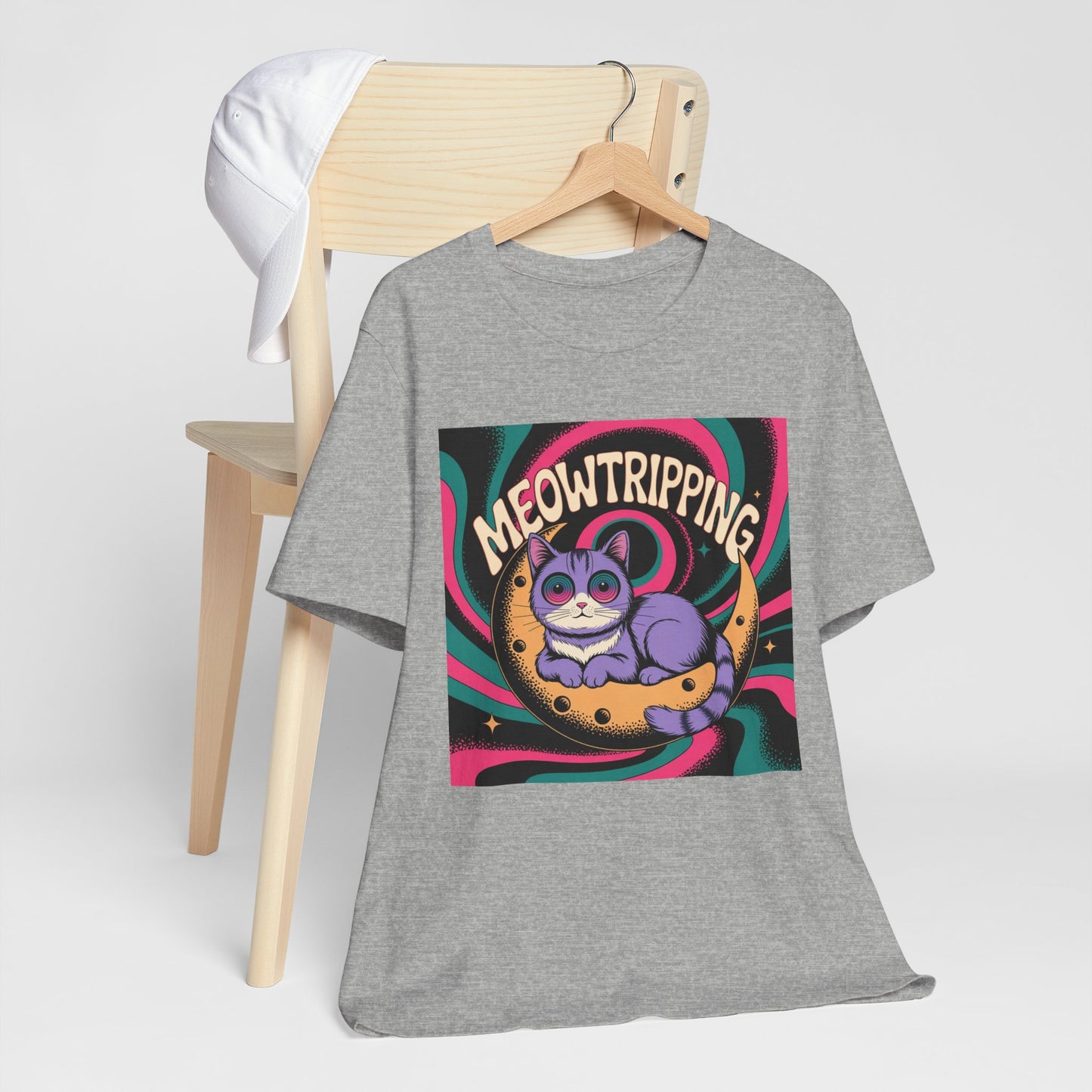 Meowtripping Psychedelic Cat T-Shirt