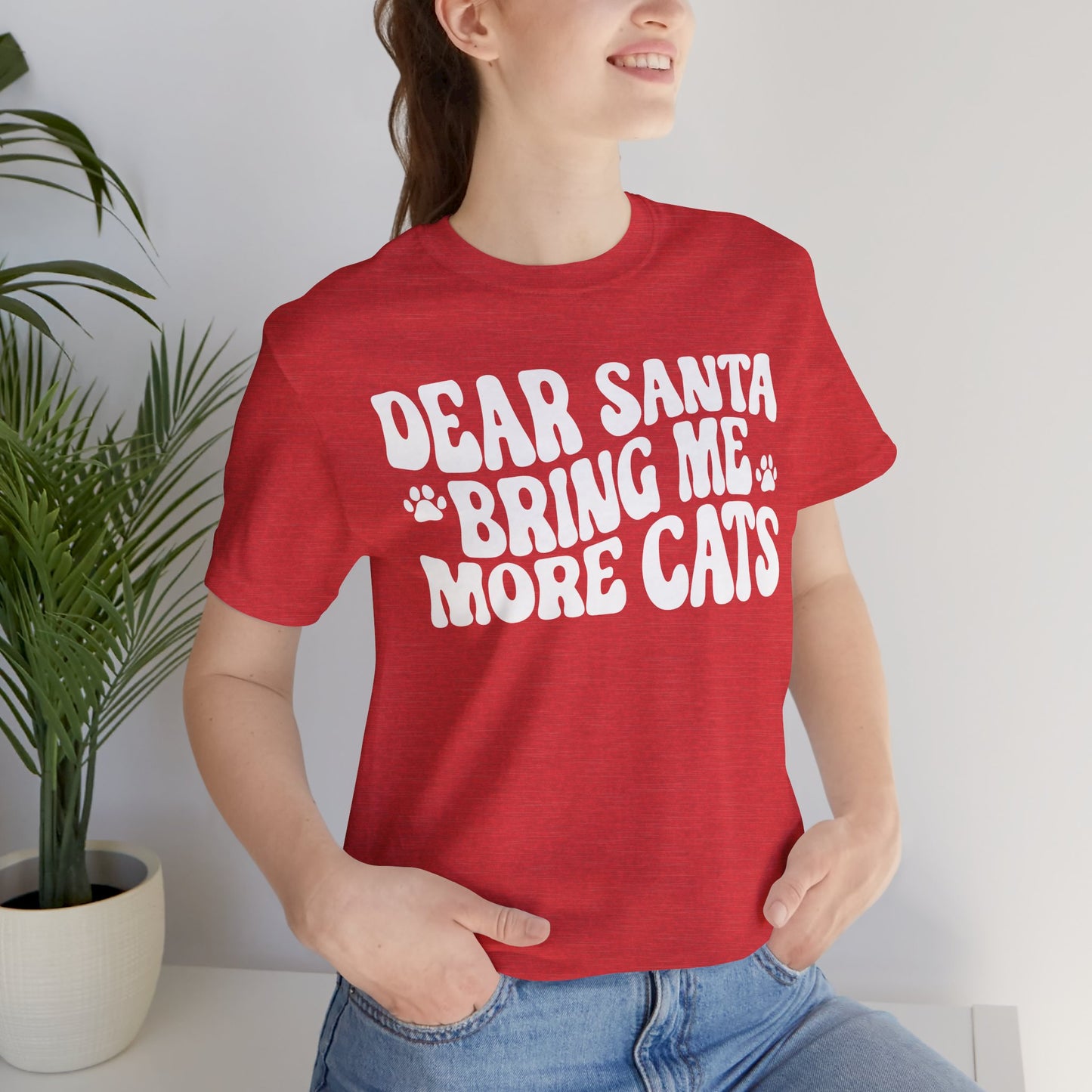 Dear Santa Bring Me More Cats Tee